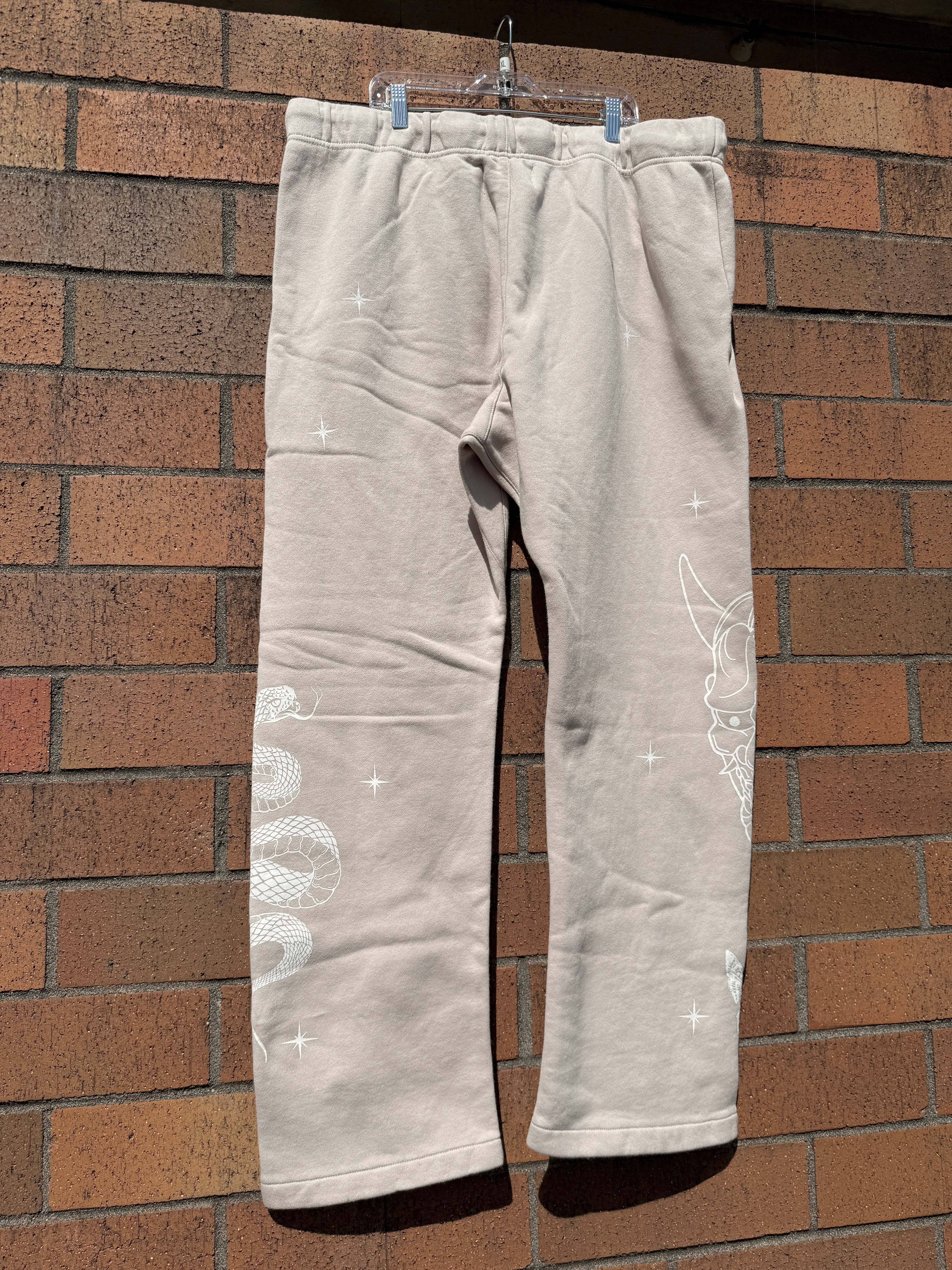 Darc Sport Oni Wolves Bigelow Cargo Sweat Pants Clay Size L