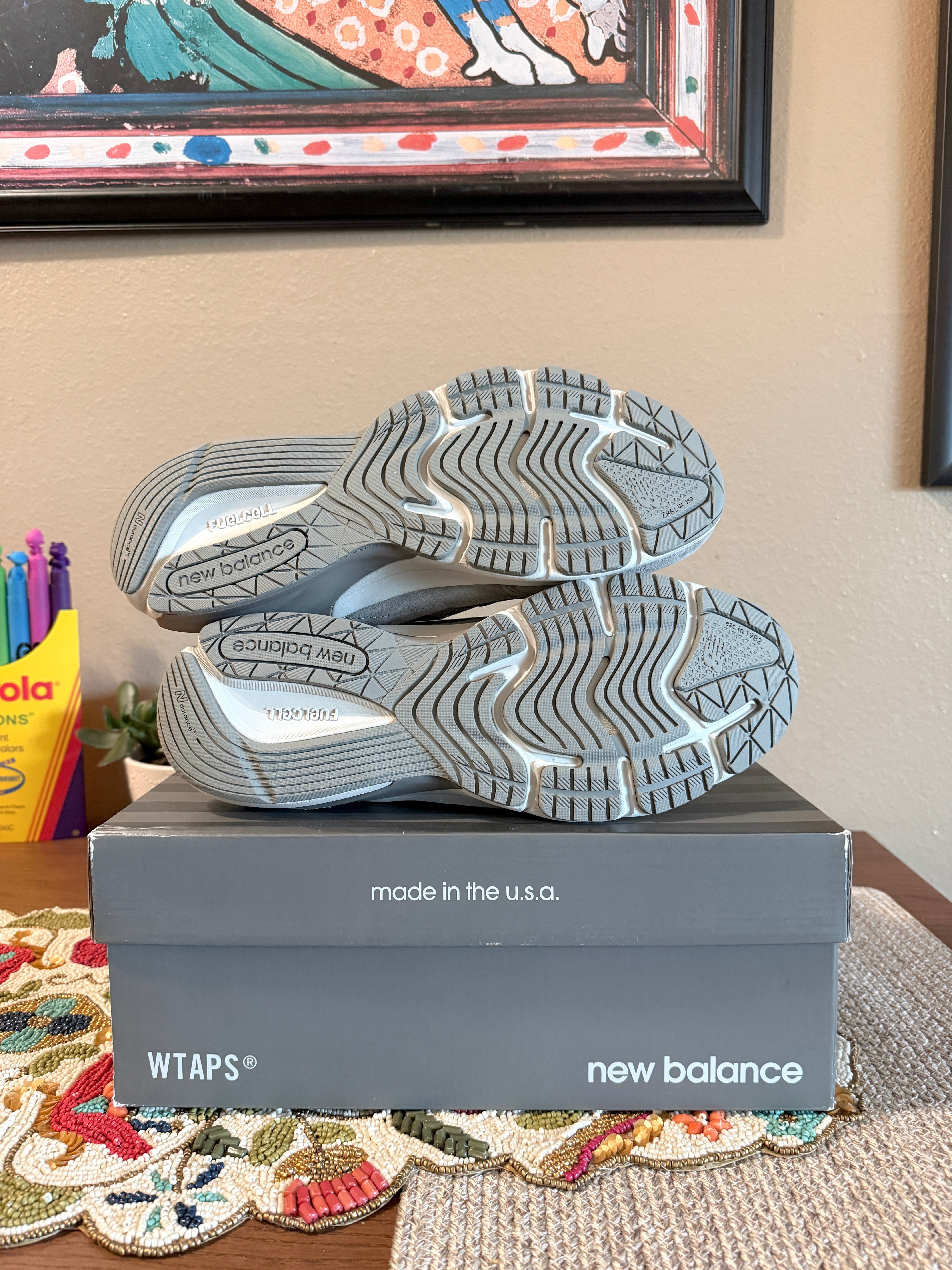 New Balance 990v6 MiUSA WTAPS Moon Mist Size 11.5 DEFECT