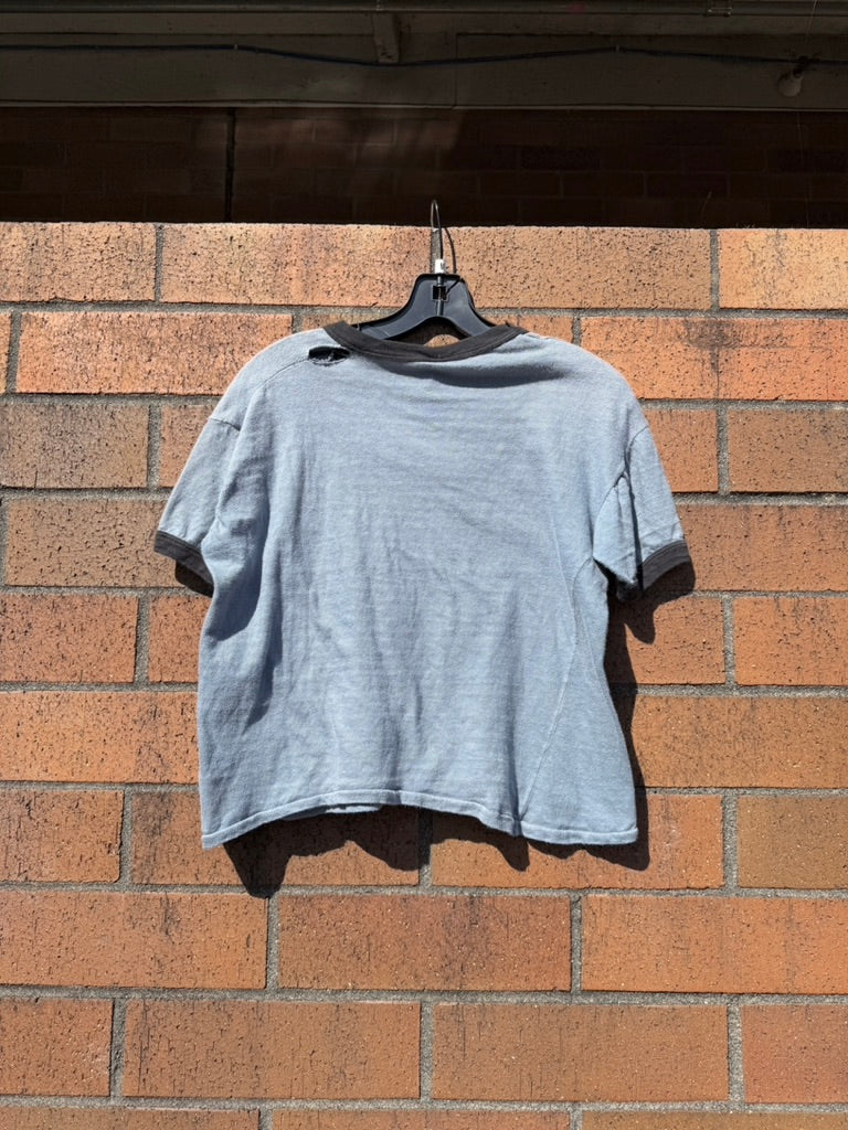 80s Property of Alcatraz Box Fit Tee Sz M