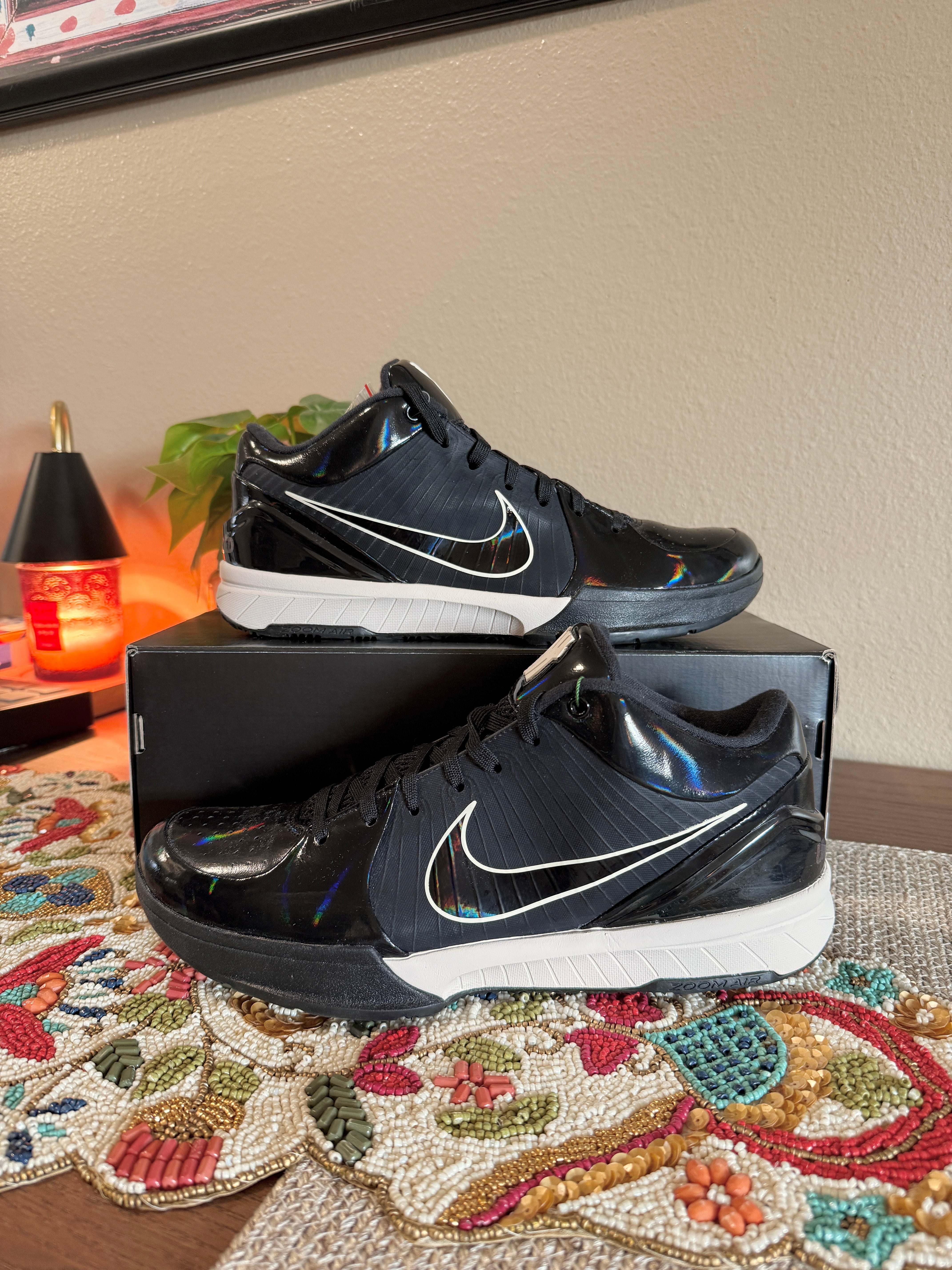 Nike Kobe 4 Protro Undefeated Black Mamba Size 11.5