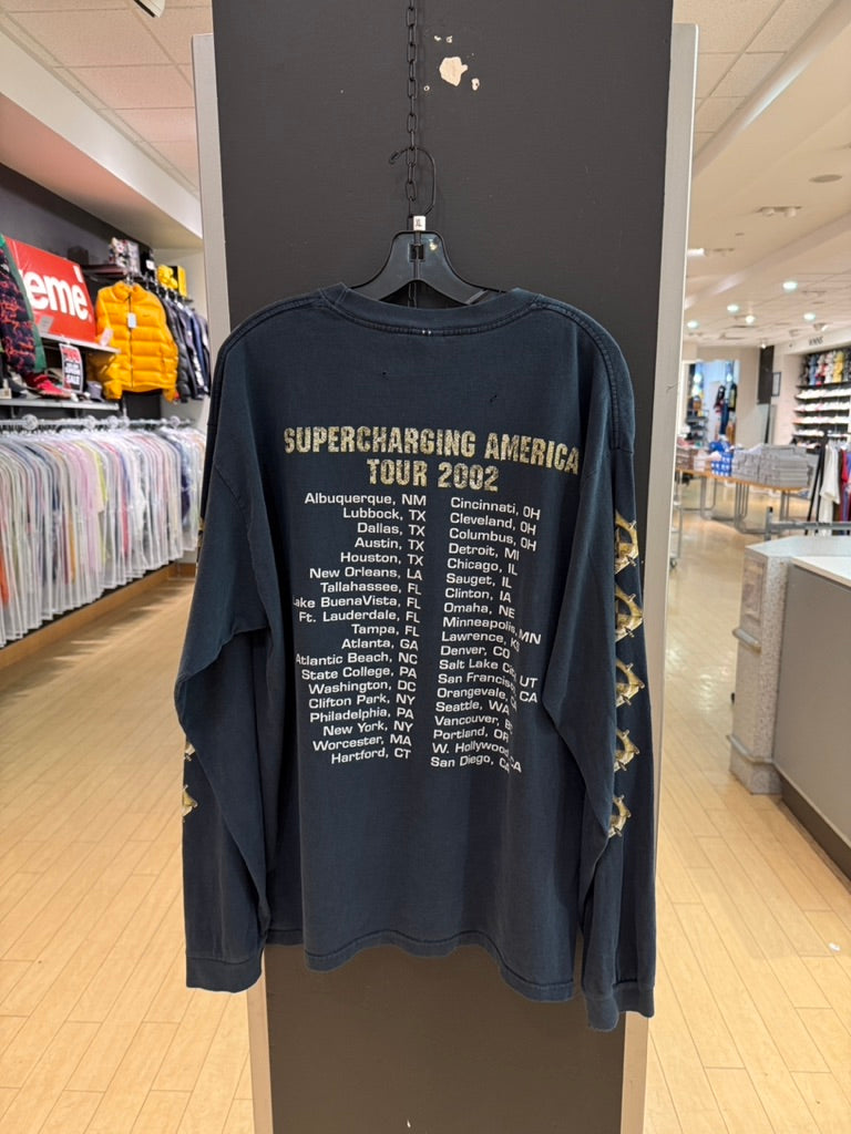 2002 Machine Head Long Sleeve Tour Tee Sz XL