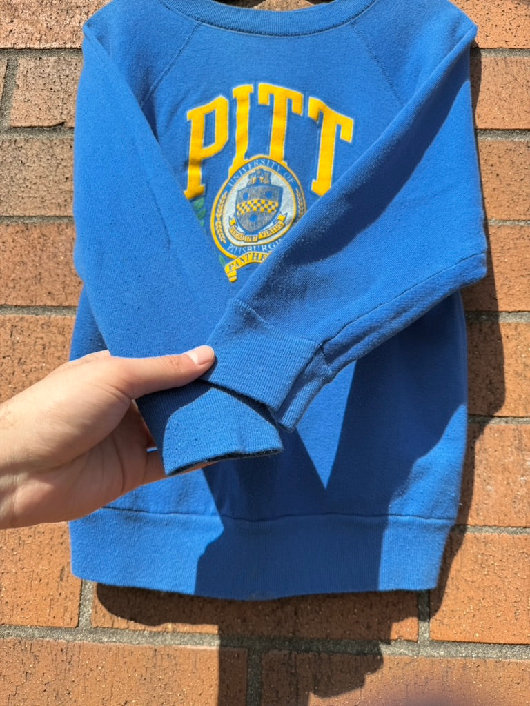 80s Pitt Panthers Blue Crewneck Sz M