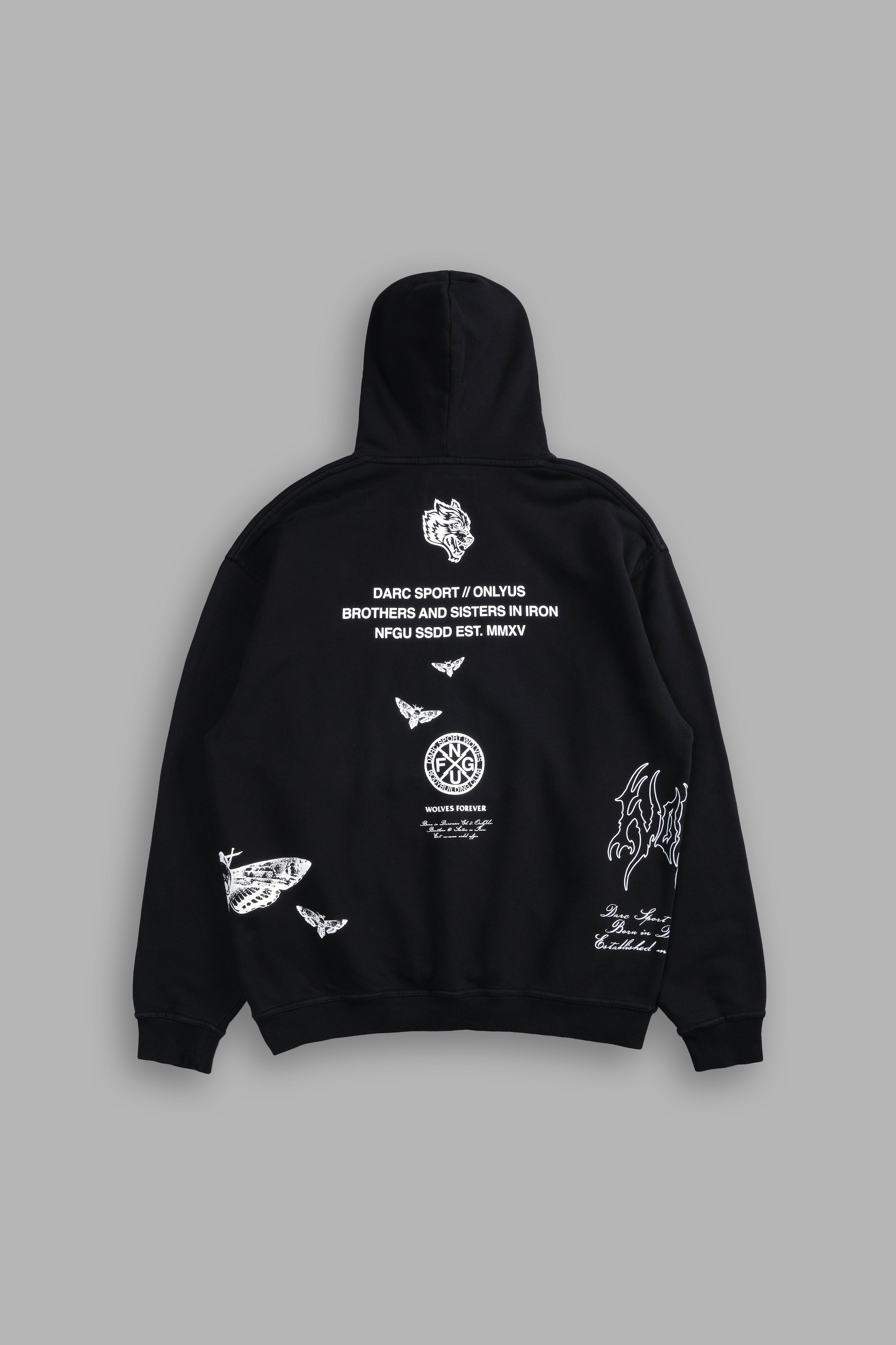 Darc Sport Bane Is Alive Pierce Hoodie Black Sz M