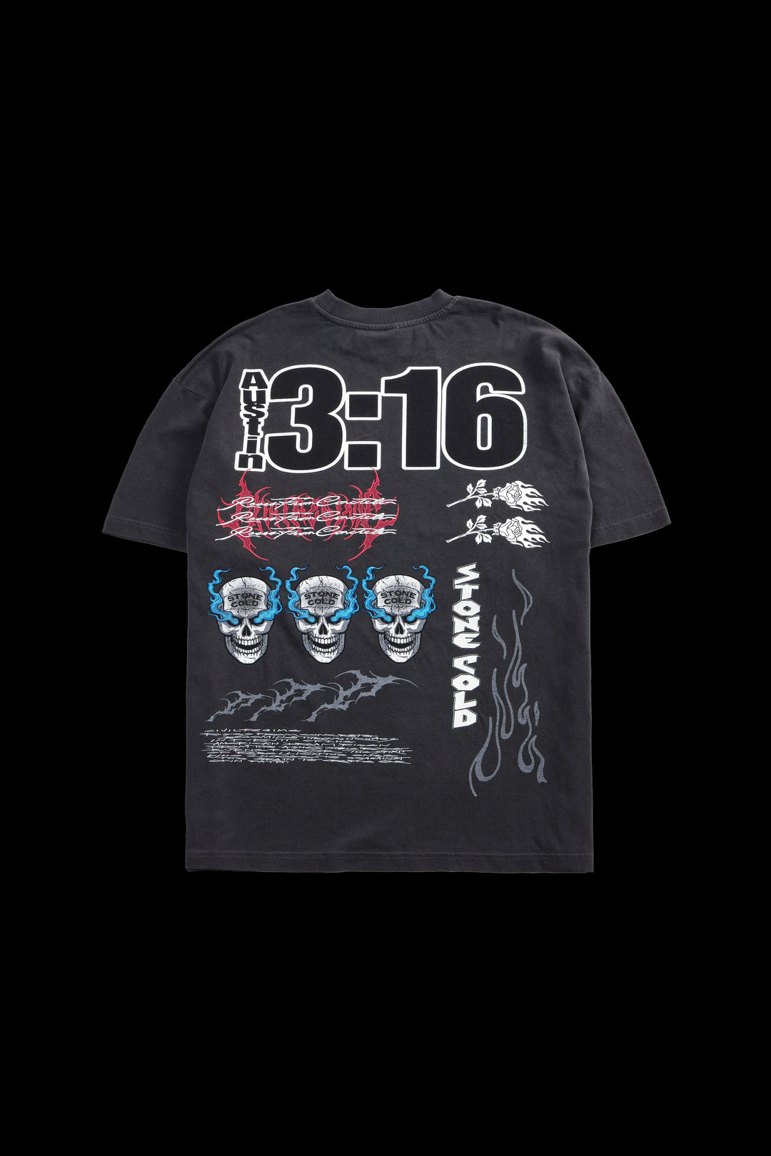 Civil Regime x Stone Cold Raising Hell Tee Sz M