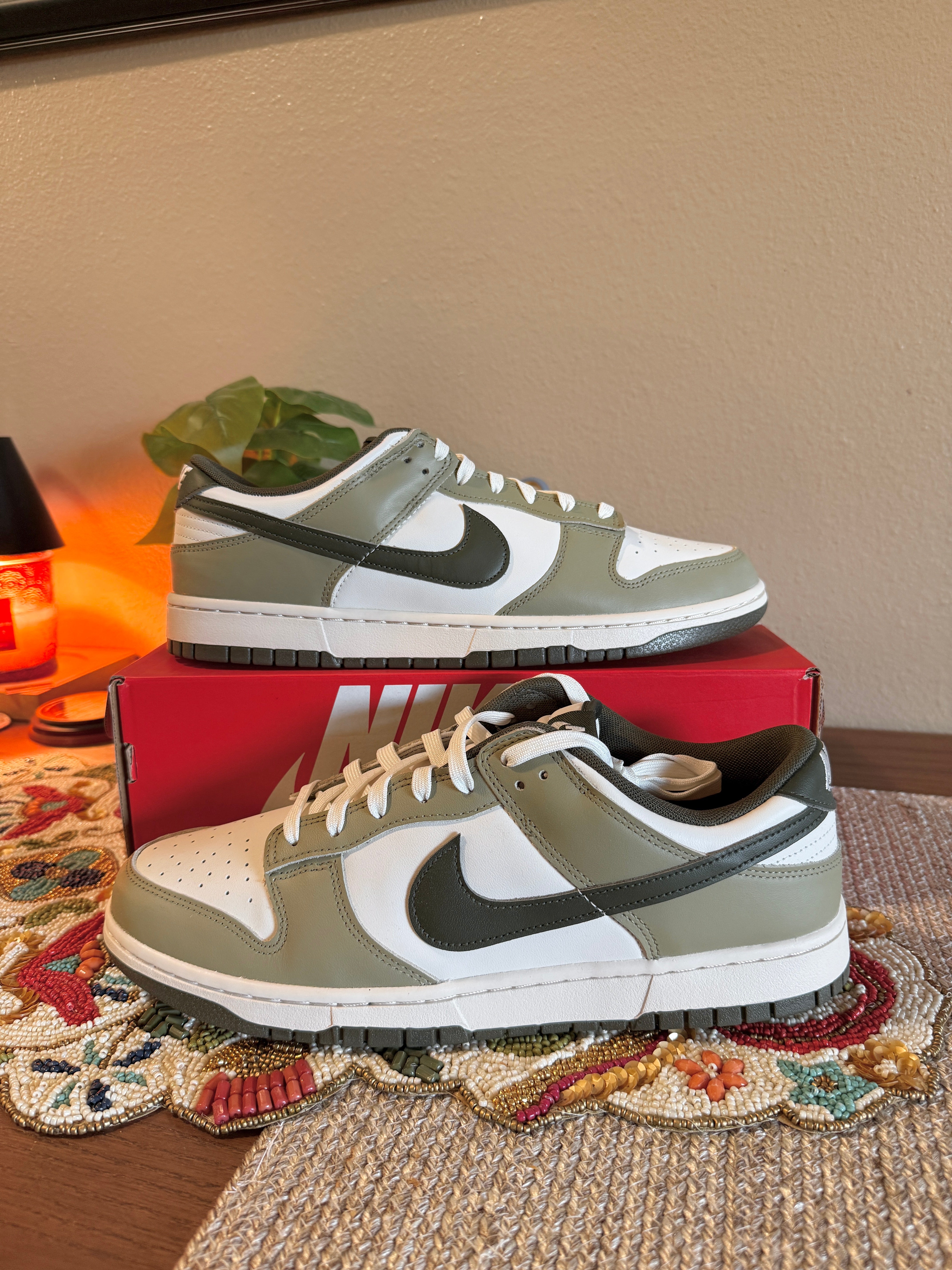 Nike Dunk Low Retro Rough Green Size 13