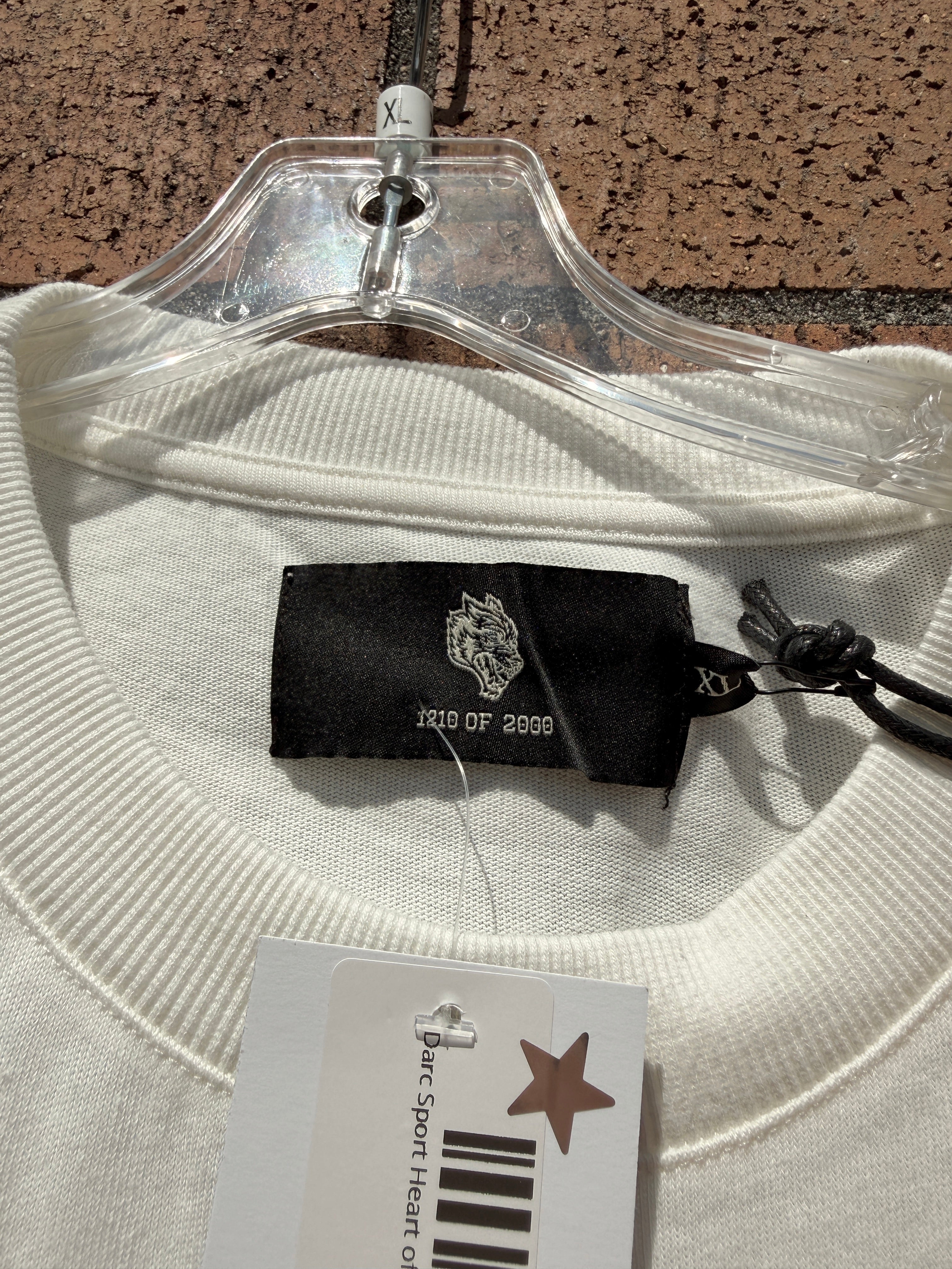 Darc Sport Heart of Thorns Oversized Tee Cream Size XL