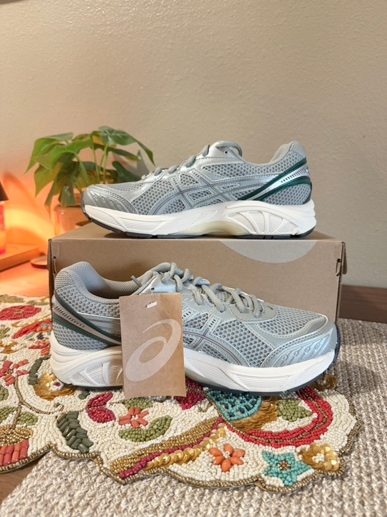 Asics GT-2160 Seal Grey Jewel Green Size 8