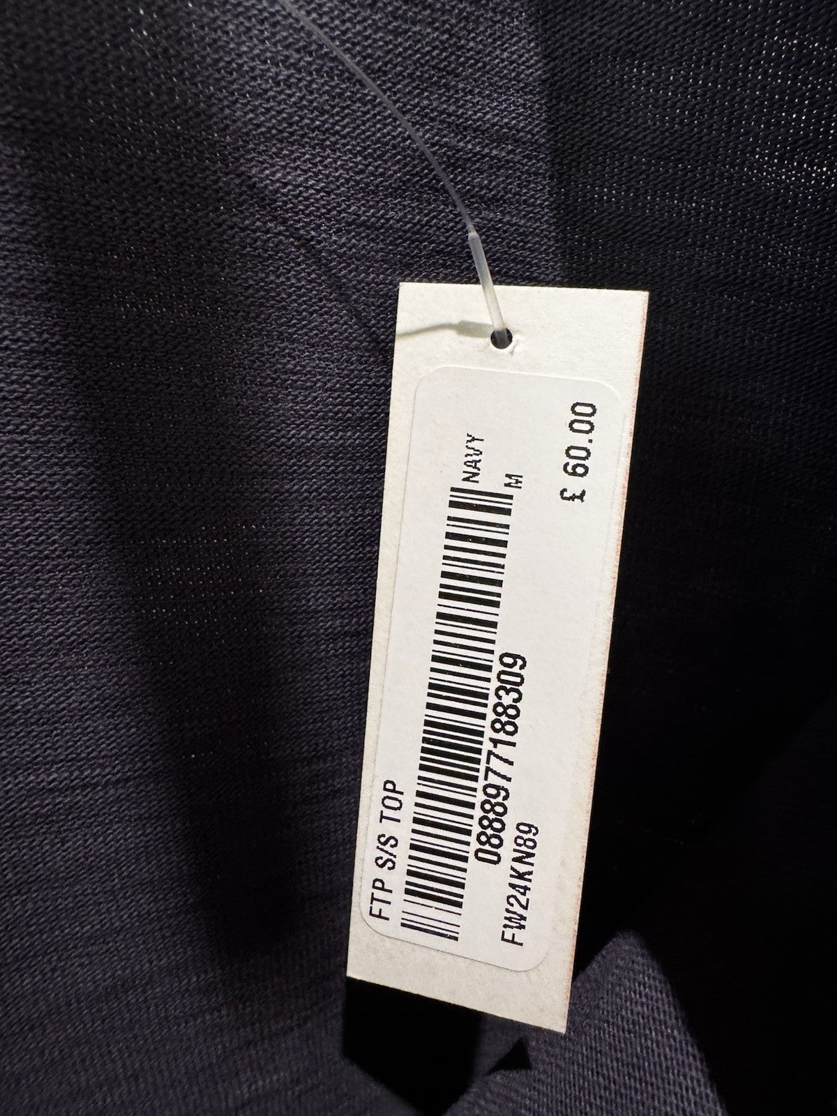 Supreme FTP S/S Top Navy Size M