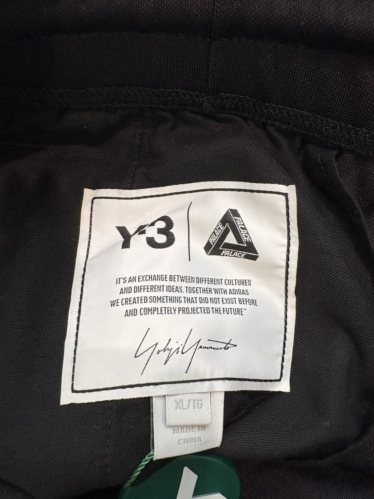 adidas Women's Y-3 Firebird Wide-Leg Track Pant Black/Cream White Size XL