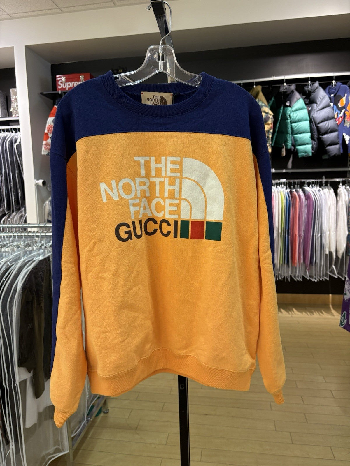 Gucci X The North Face Sweatshirt Sz Small