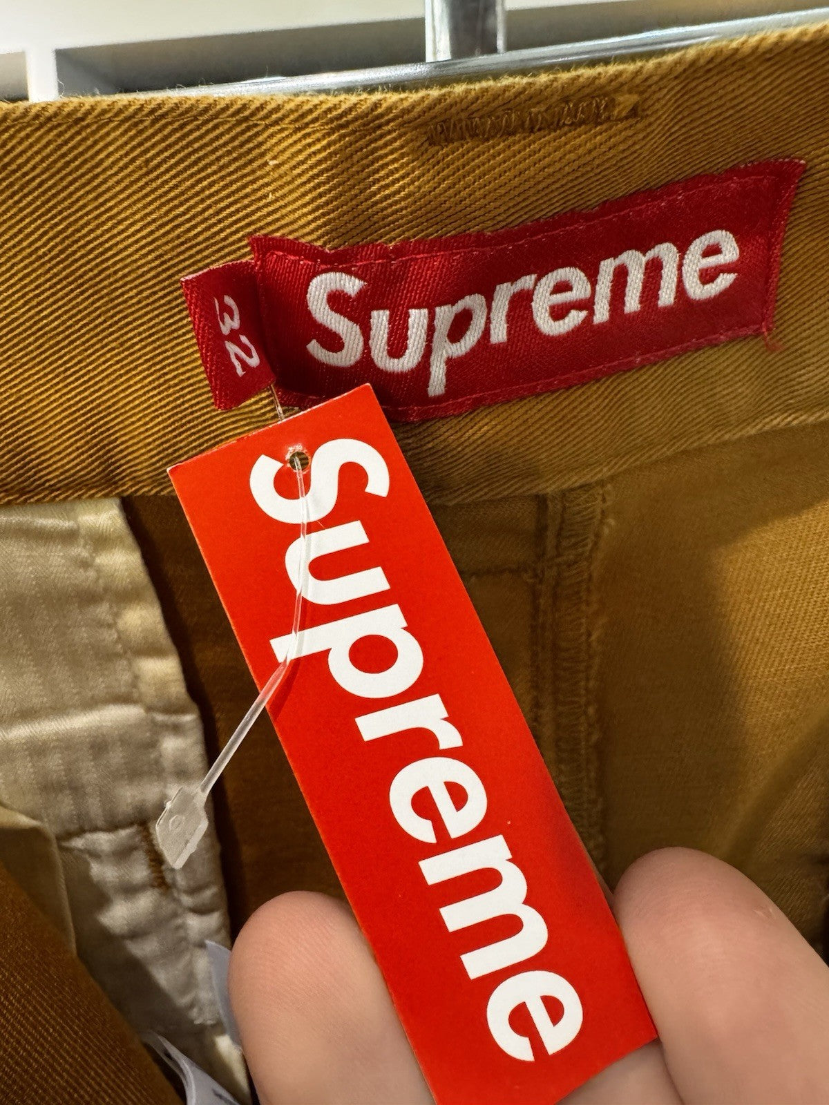 Supreme Twill Chinos Tan Size 32