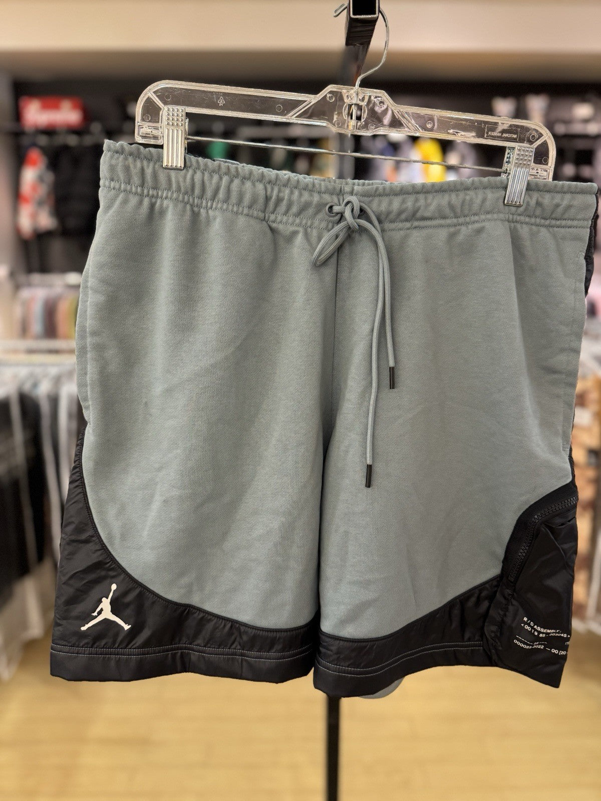 IKE AIR JORDAN 23 ENGINEERED SHORTS AVIATOR GREY DM1861-041 sz Medium