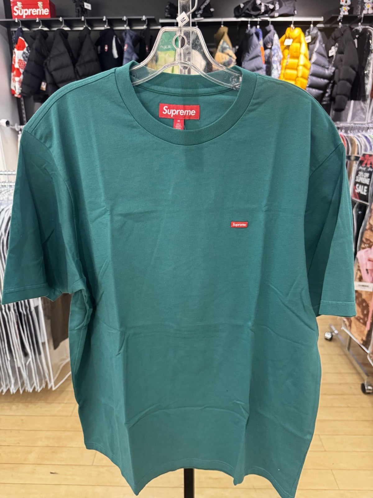 Supreme Small Box Tee 'Light Pine' Size M