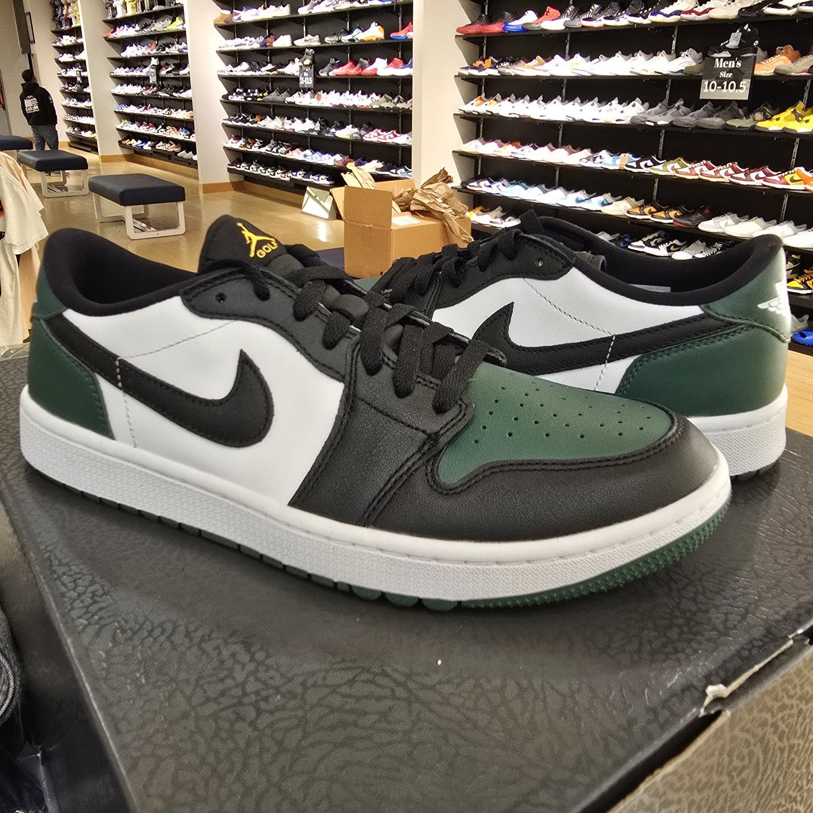 Size 9.5 - Air Jordan 1 Golf Low Noble Green 