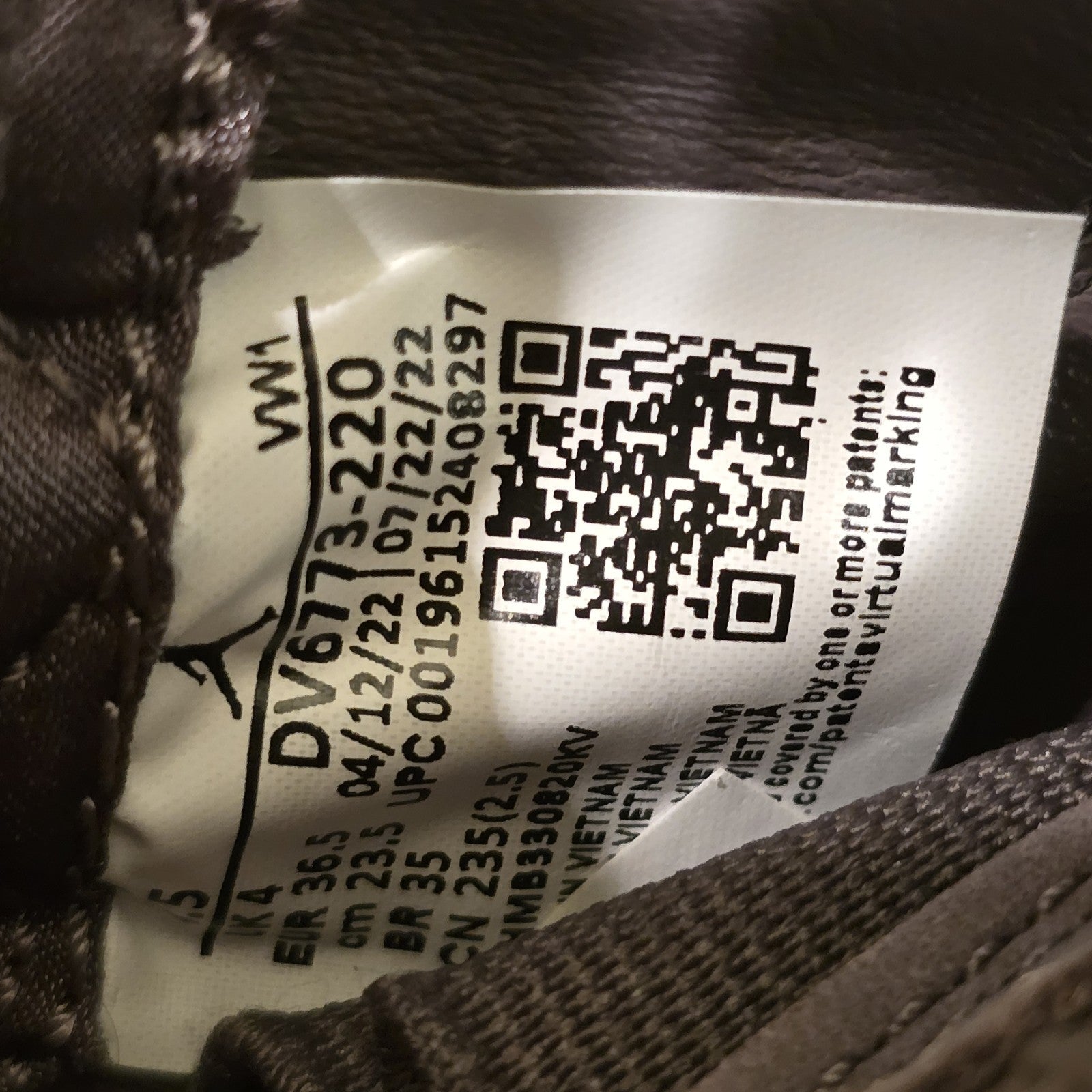 Size 4.5 - Jordan 4 Retro x A Ma Maniere Mid Violet Ore