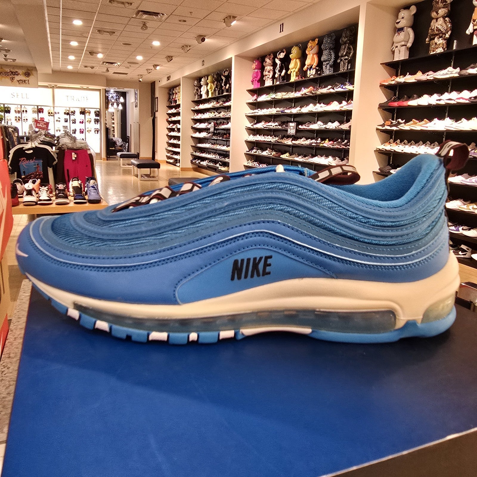 Nike Air Max 97 Blue Hero SZ 11.5 YELLOWED