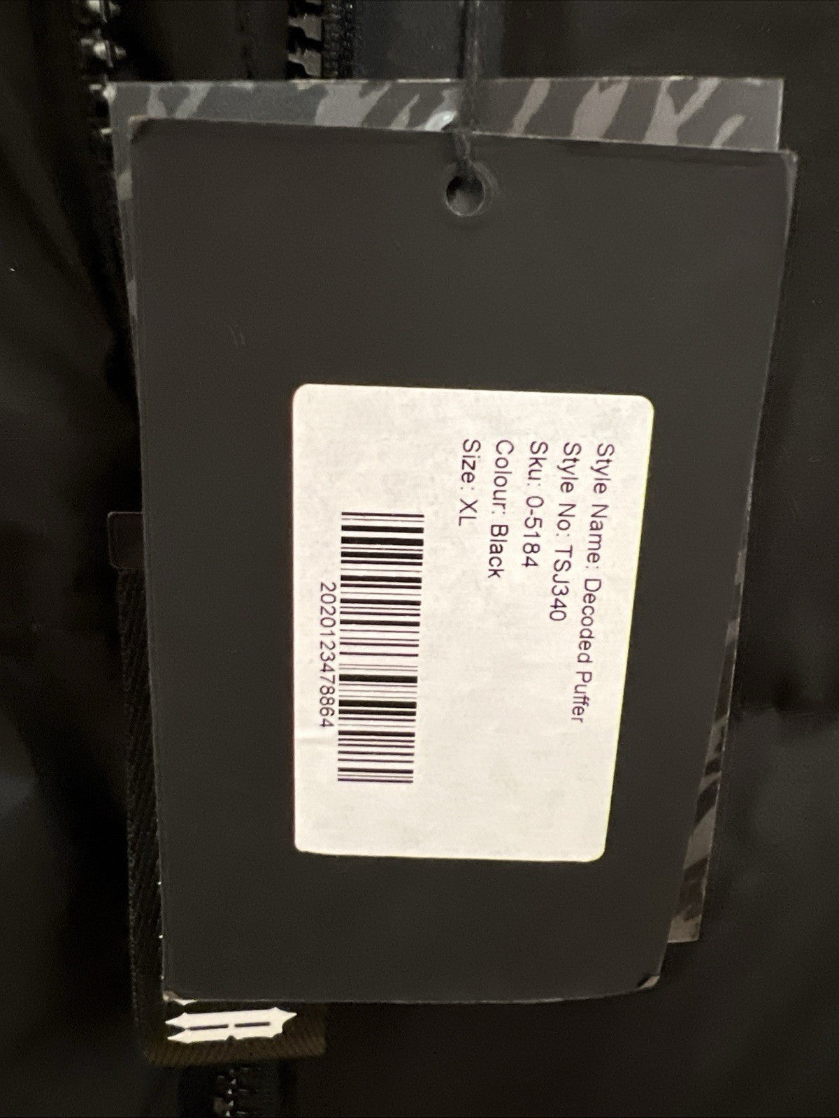 Trapstar Decoded Hooded Puffer Jacket Sz XL