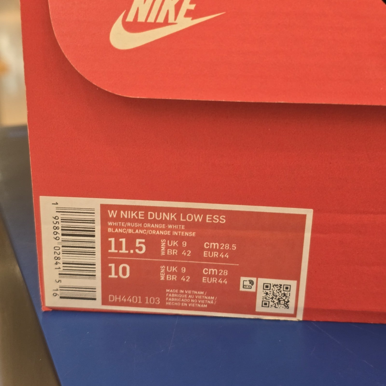 Nike Dunk Low Orange Paisley (Women's) SZ 11.5/10M