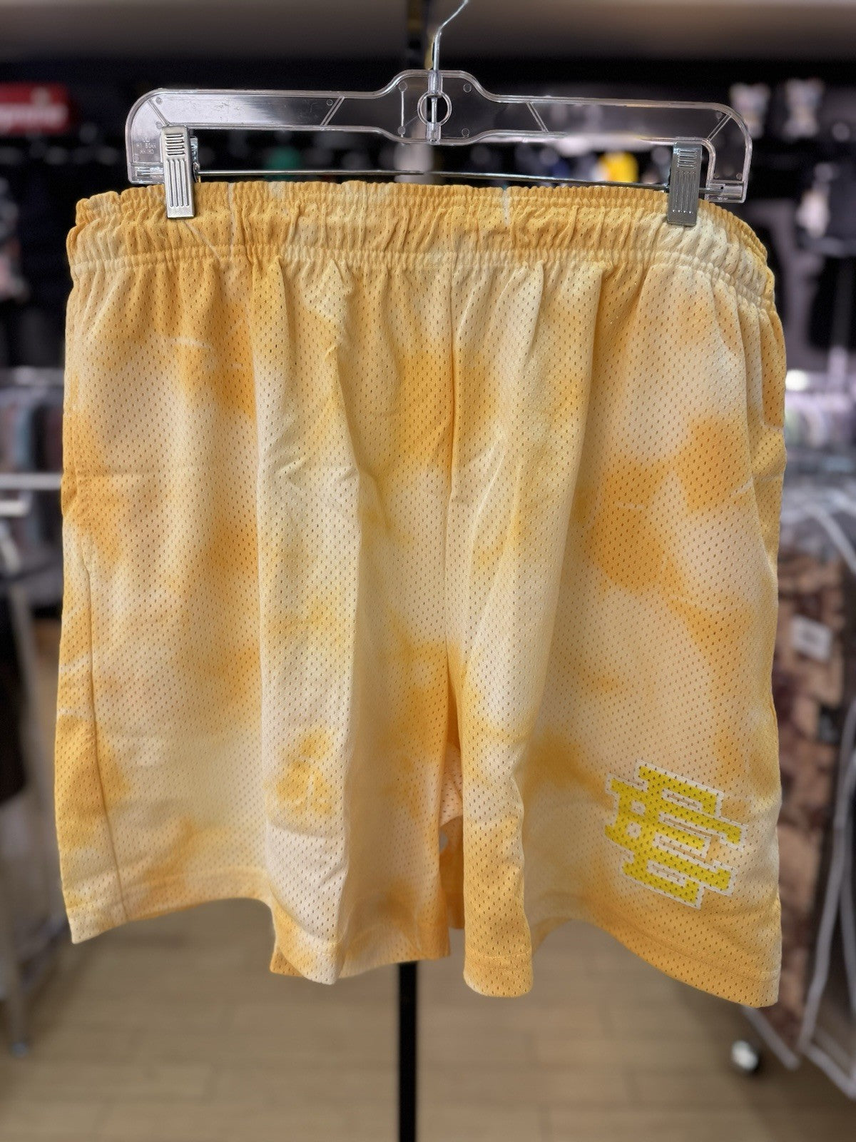 Eric Emanuel EE Basic/Core Short Yellow Tie Dye Size XXL