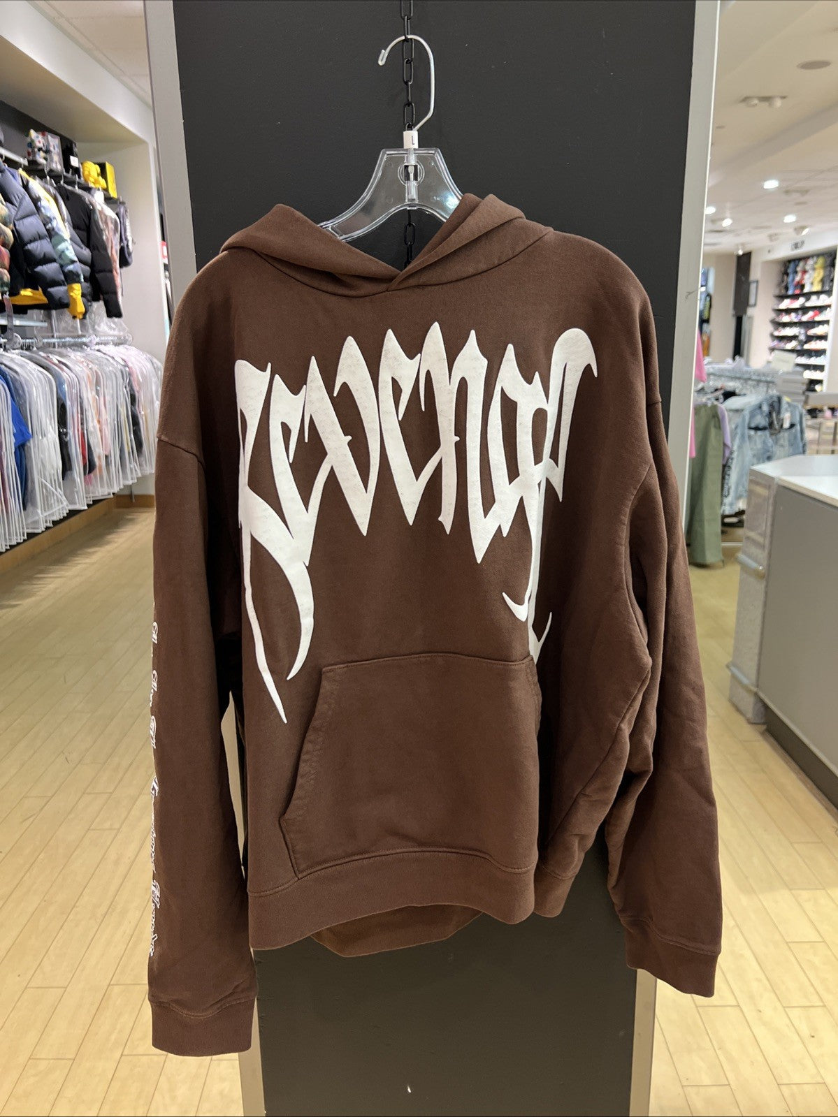 REVENGE X KILL HOODIE BROWN/WHITE XXXTENTACION SZ L