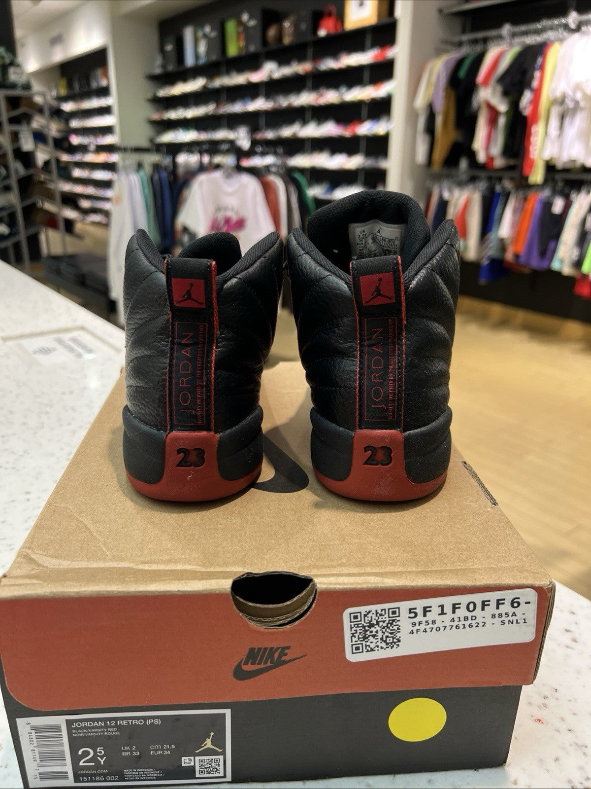 AIR JORDAN RETRO 12 'FLU GAME (2025) (PS) SZ 2.5Y