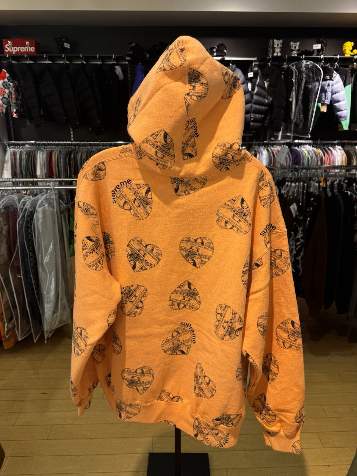 Supreme Love Cash Sweatshirt Peach Size L