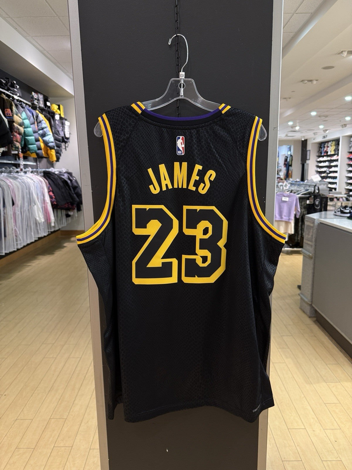 Nike Los Angeles Lakers Lebron James Earned Edition Swingman Jersey Sz XXL