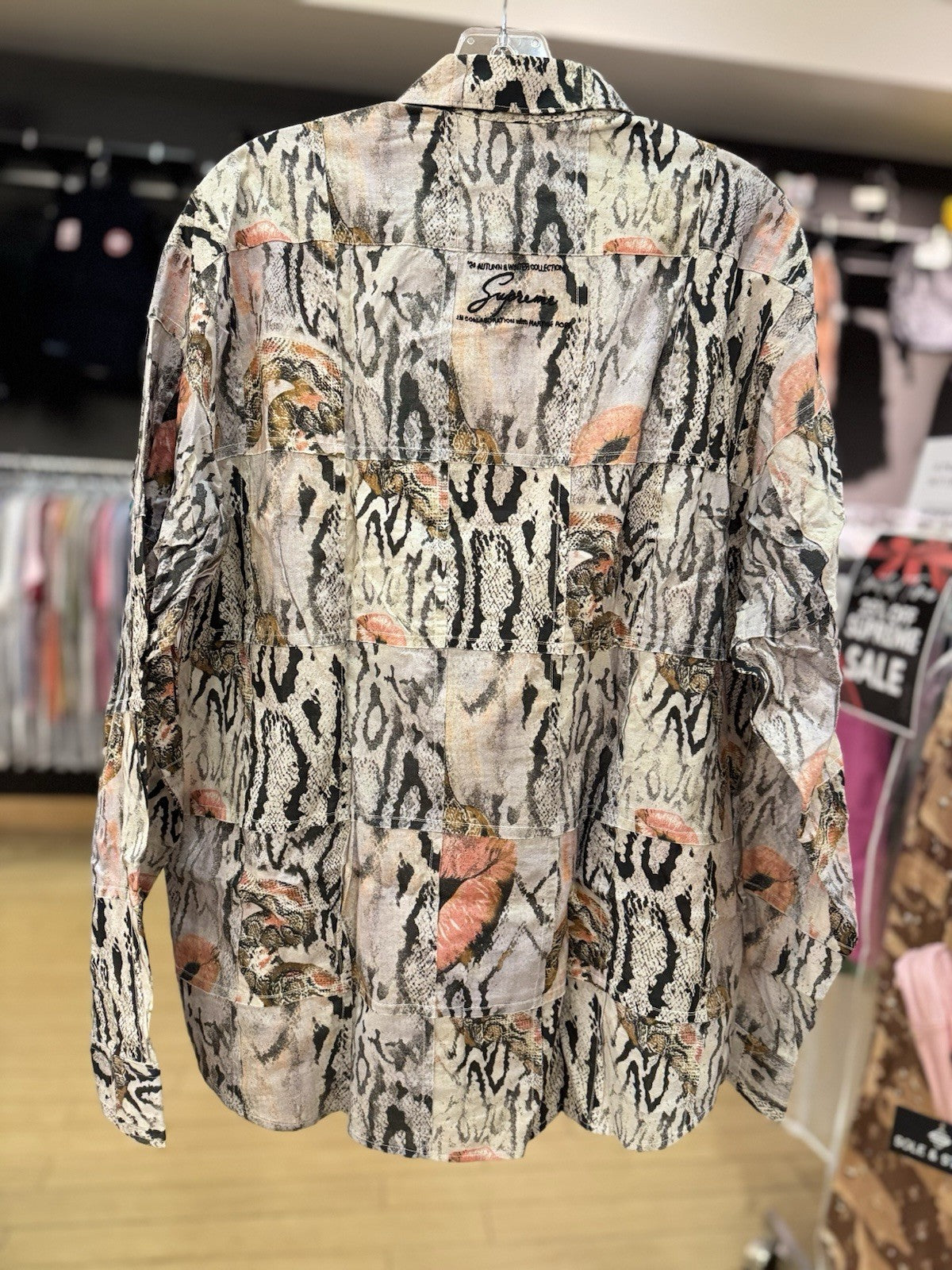 Supreme Martine Rose Patchwork Shirt Multicolor Size Large