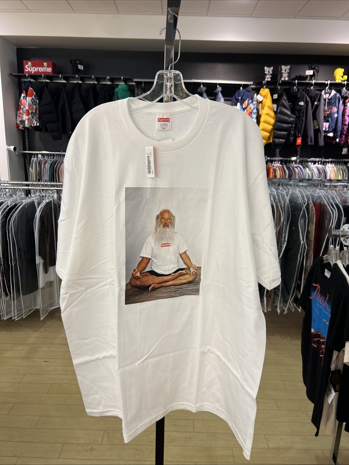 SUPREME x Rick Rubin T-Shirt White Sz XXL