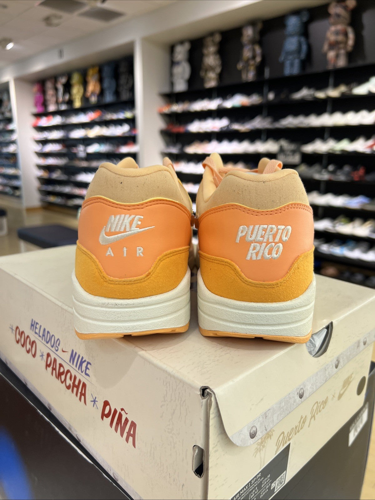 Nike Air Max 1 Puerto Rico Day Orange Frost Citron Pulse Sz 10