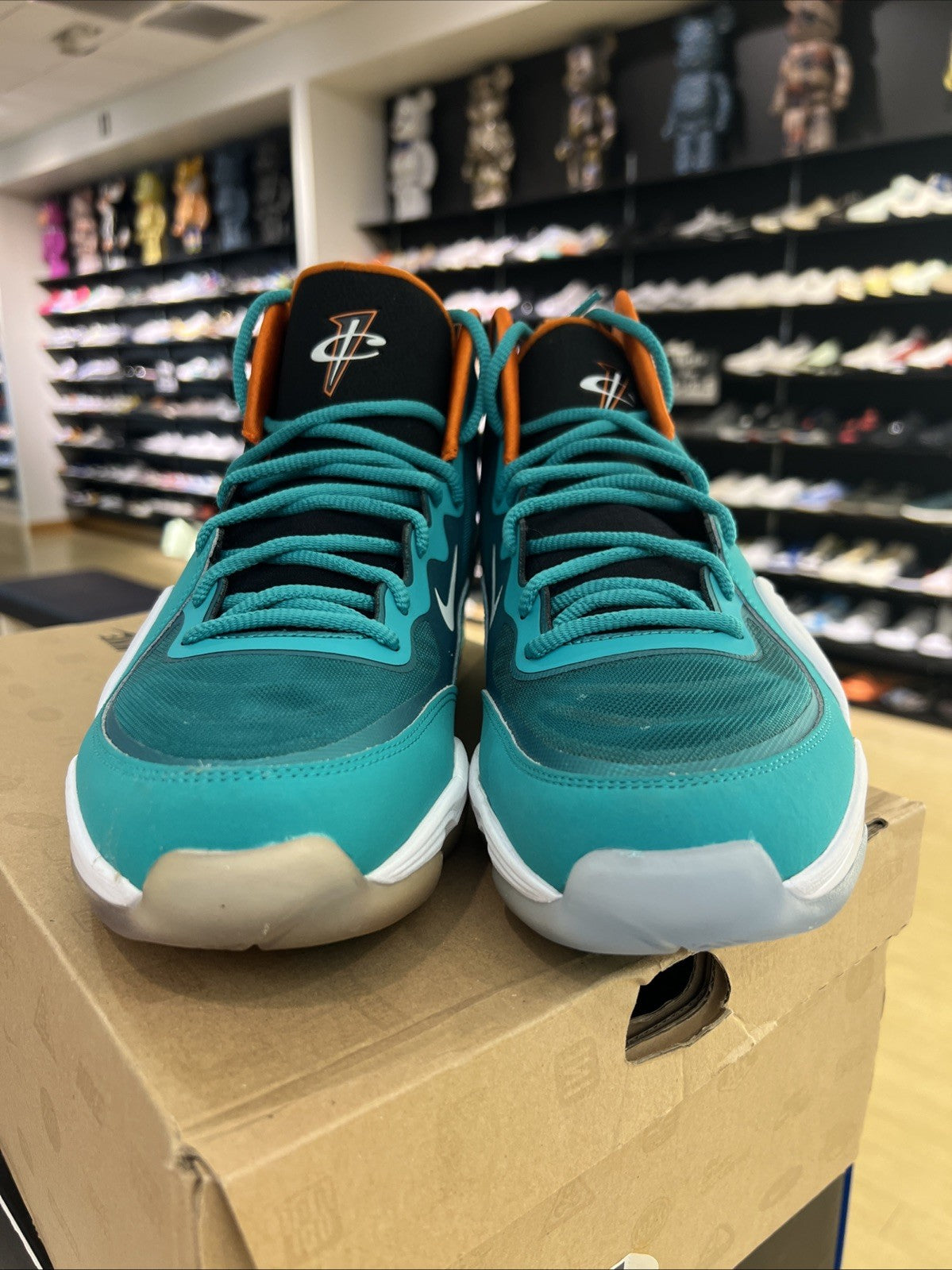 Nike Air Penny 5 Miami Dolphins Sz 12