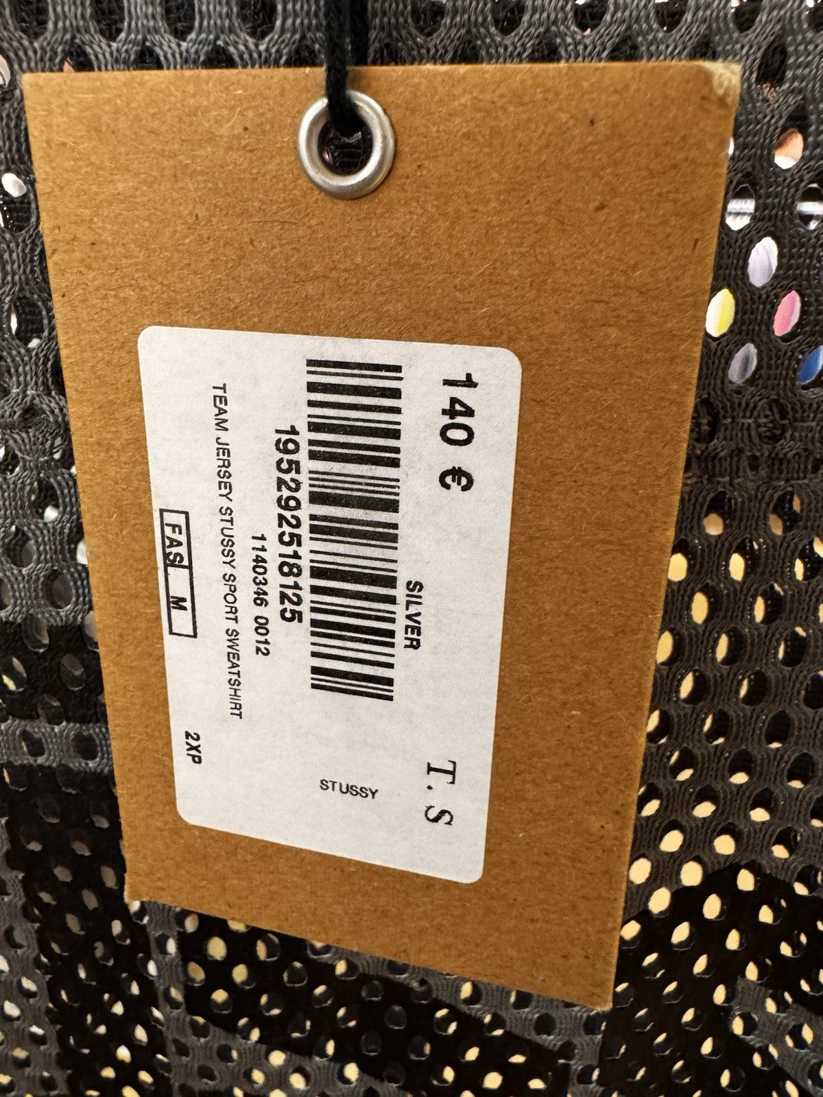 Stussy Sport Jersey Silver Size Small