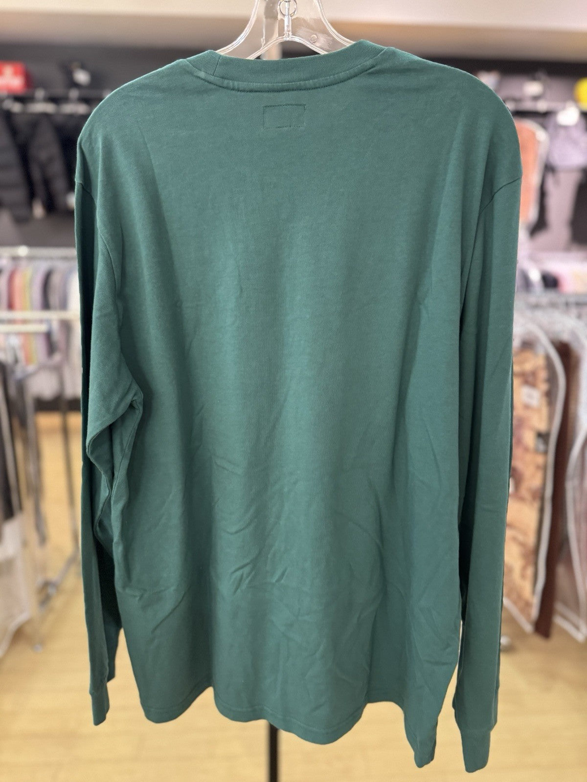 Supreme Scatter Logo L/S Top Dark Green Size Medium