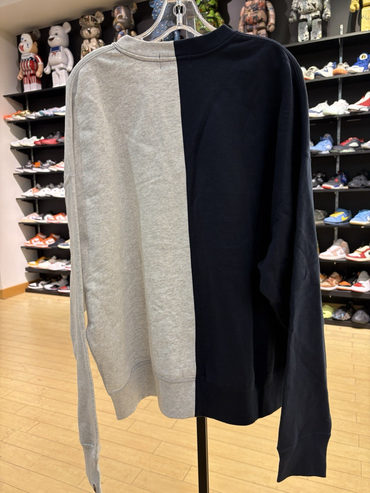 BAPE College & By Bathing Loose Fit Crewneck Navy