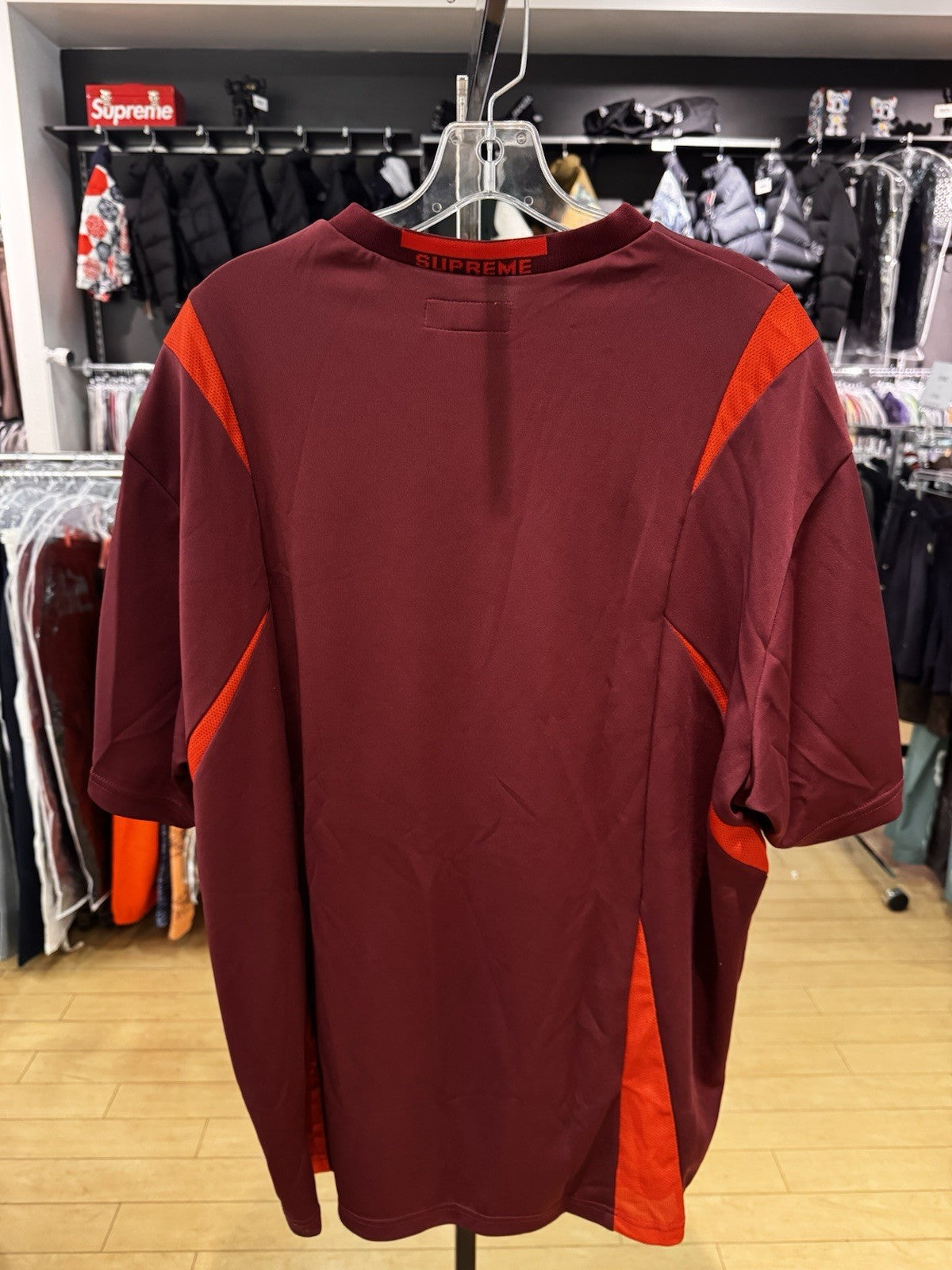 Supreme Crest Soccer Jersey Maroon Size XL