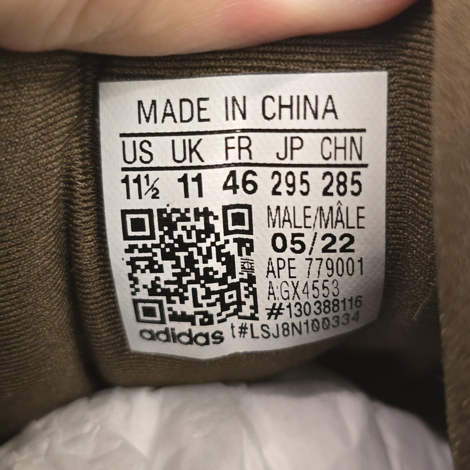 Size 11.5 - Adidas Yeezy 500 High Taupe Black