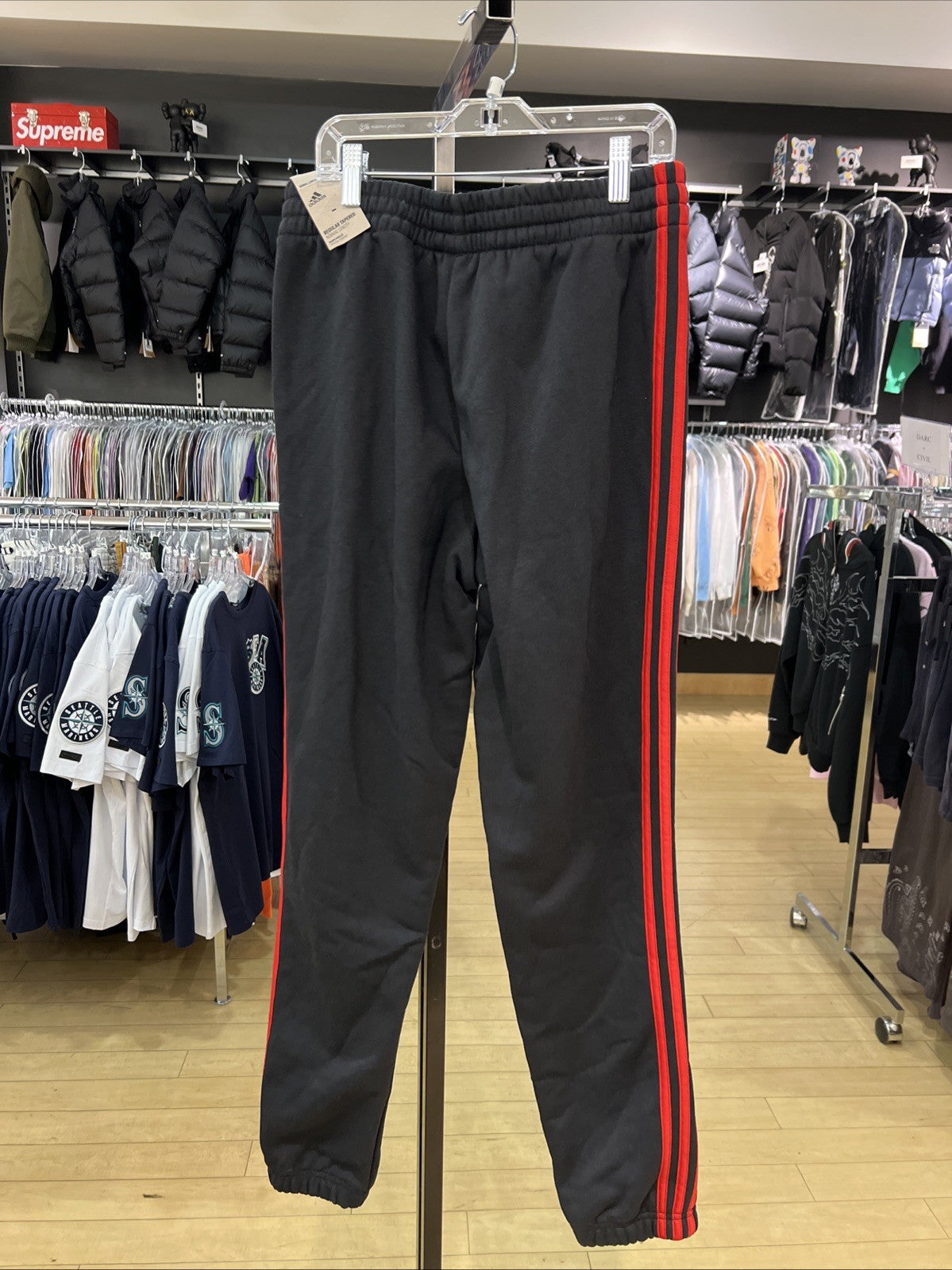 adidas Men's Essentials Fleece Tapared Pants H12254 Sz M