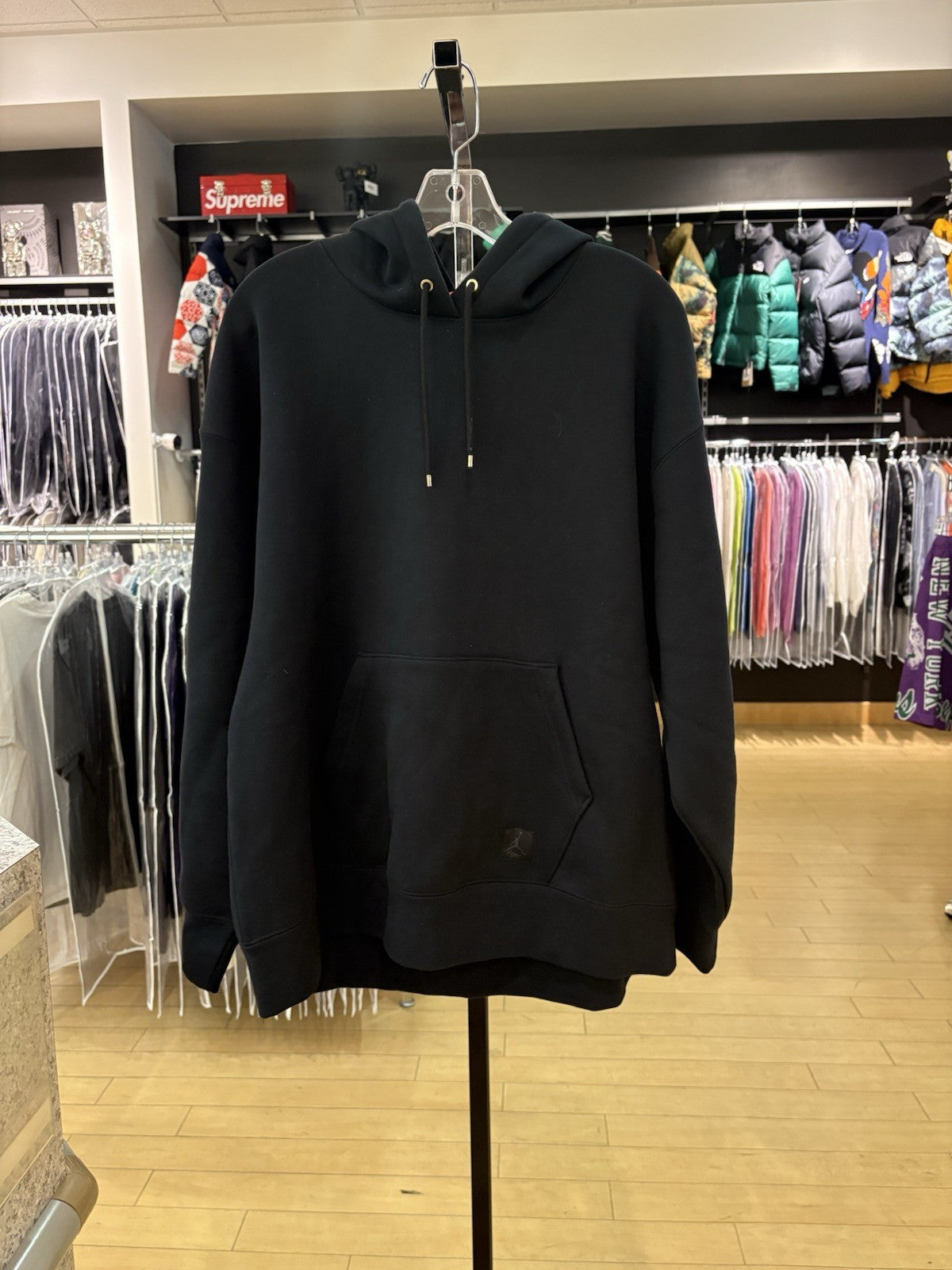 Jordan Flight Hoodie Black/Red (women’s) Sz Small