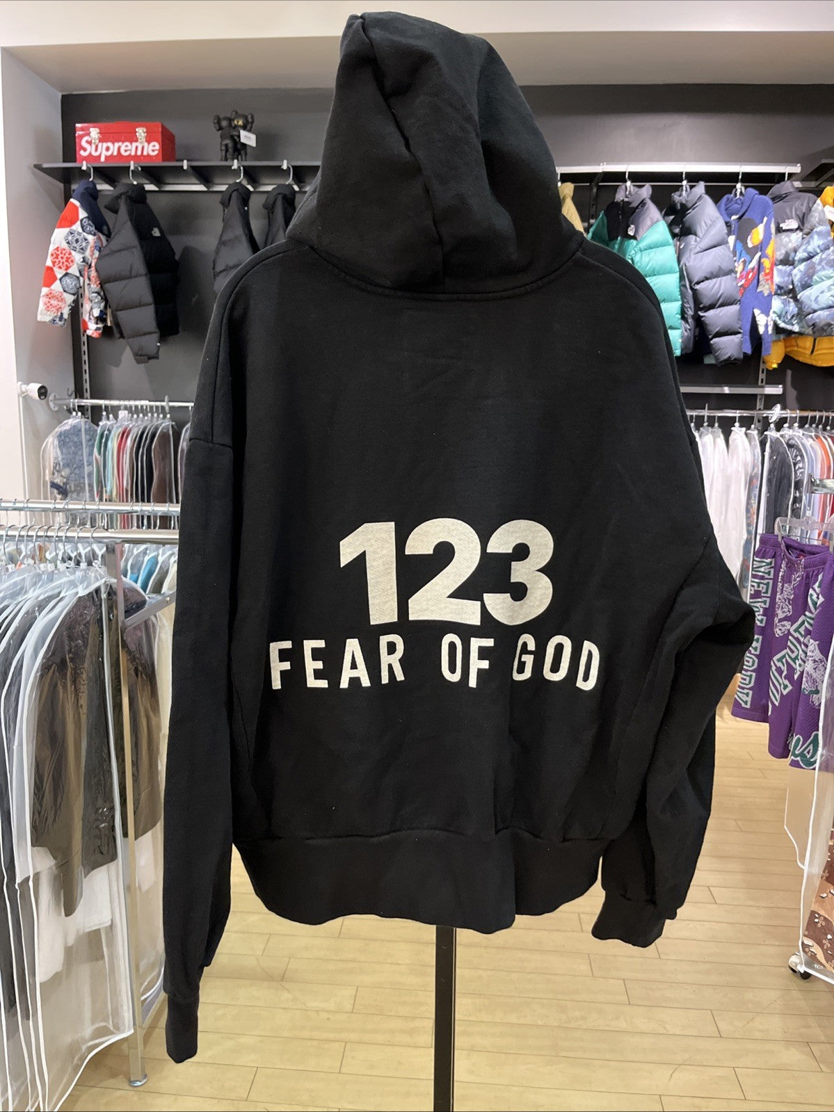 RRR123 Fear Of God Hoodie Sz Large