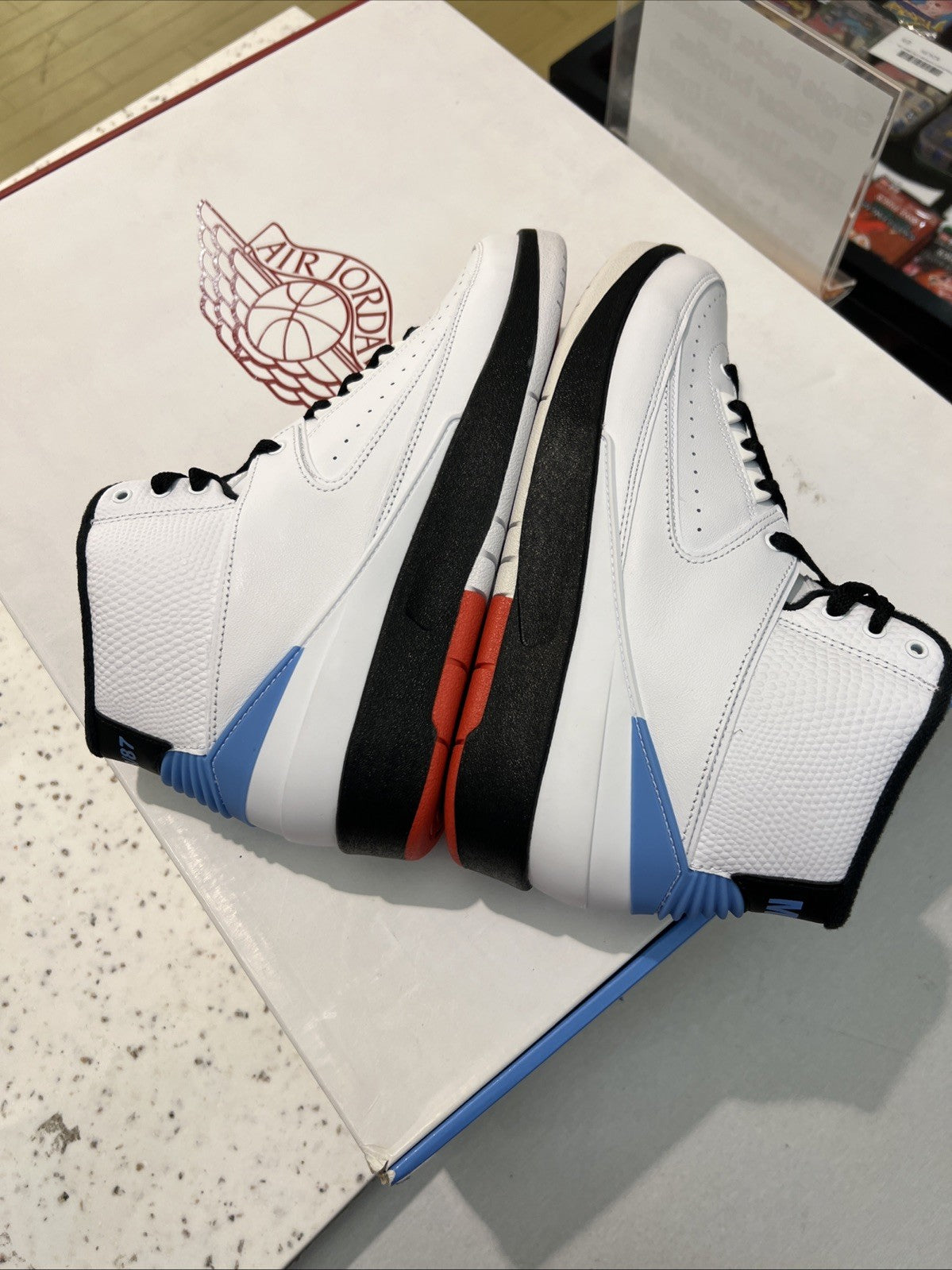 Air Jordan 2 x Converse Alumni Pack Sz 8 DEFECT