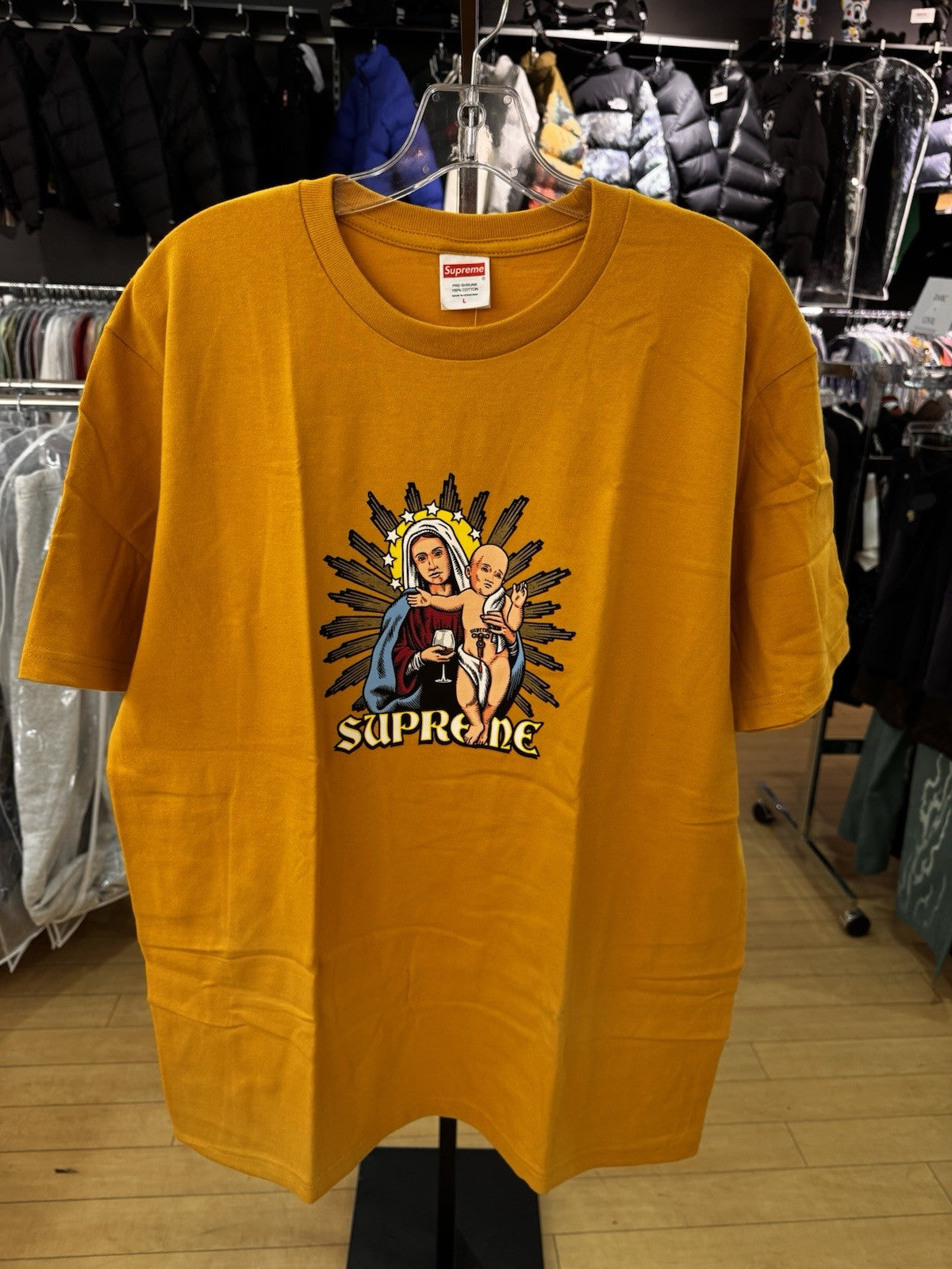 Supreme Blood Tee Mustard Size L