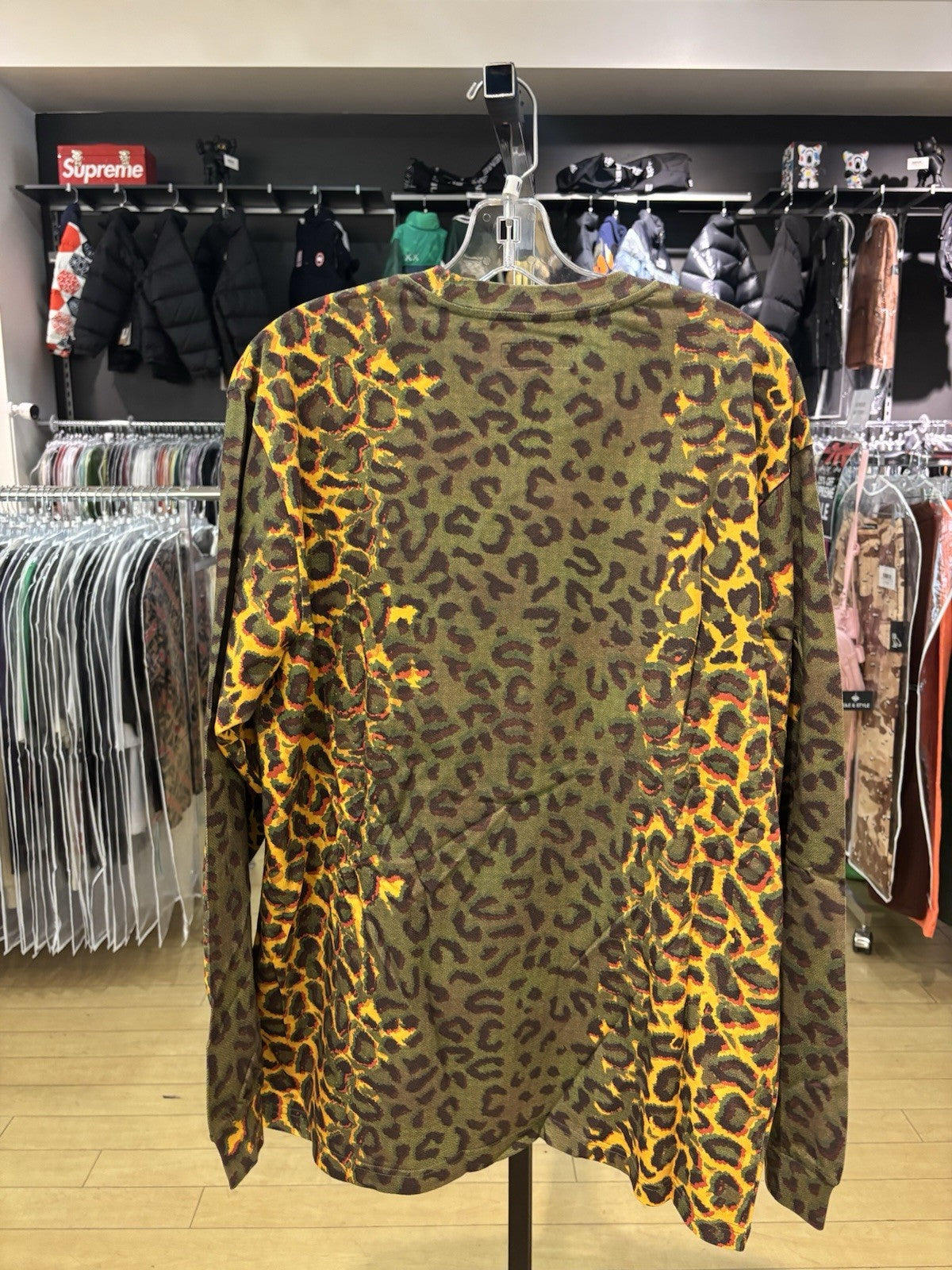 Supreme Small Box L/S Tee (FW24) Cheetah