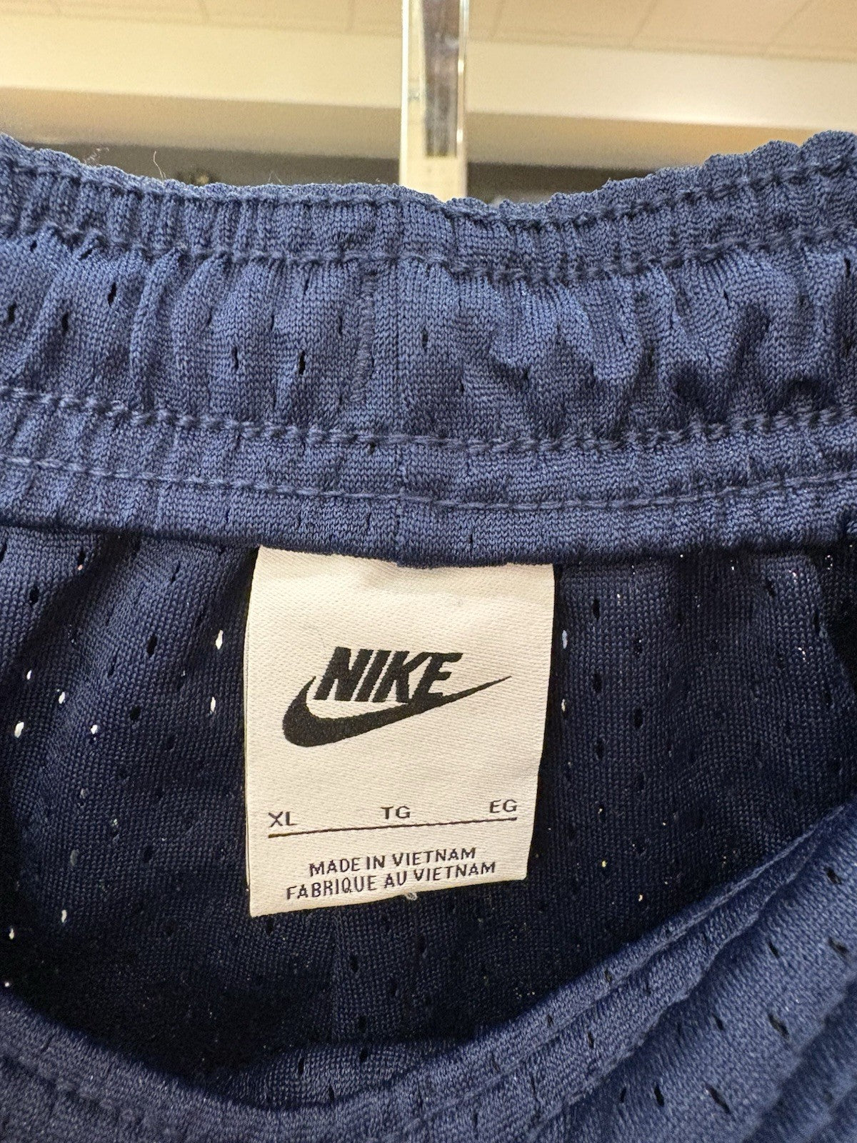 Nike Sportswear Authentics Mesh Shorts NAVY SZ XL