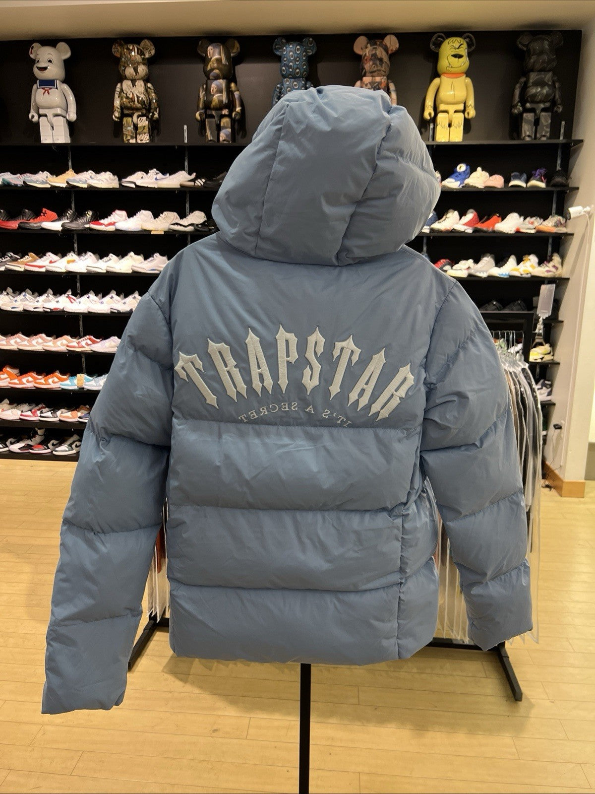 Trapstar Puffer Jacket Light Blue Sz XS
