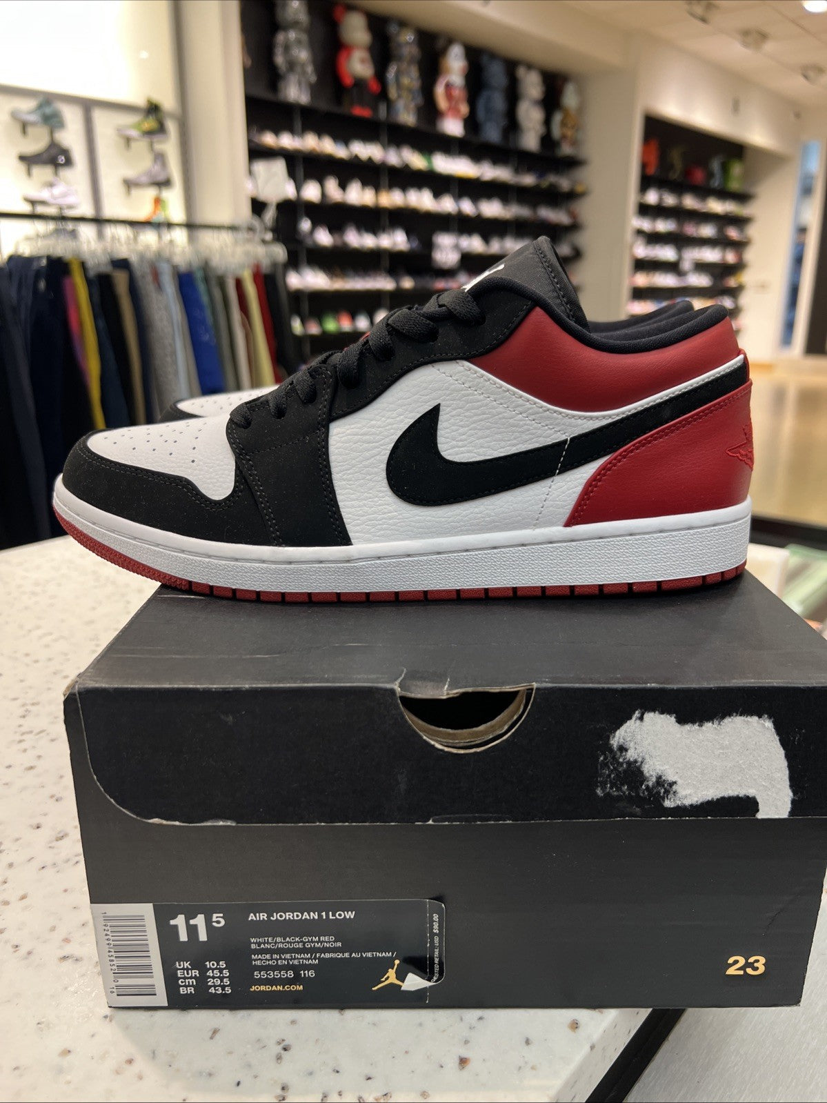 jordan 1 black toe used