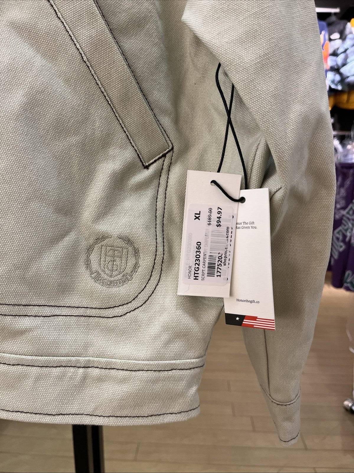 Honor The Gift Jacket Sz XL