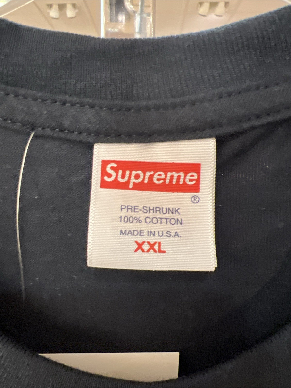 Supreme Box Logo T-Shirt Black Sz XXL