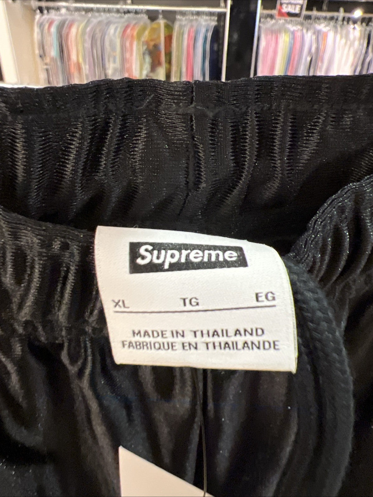 Supreme Jordan Warm Up Shorts Black Sz XL