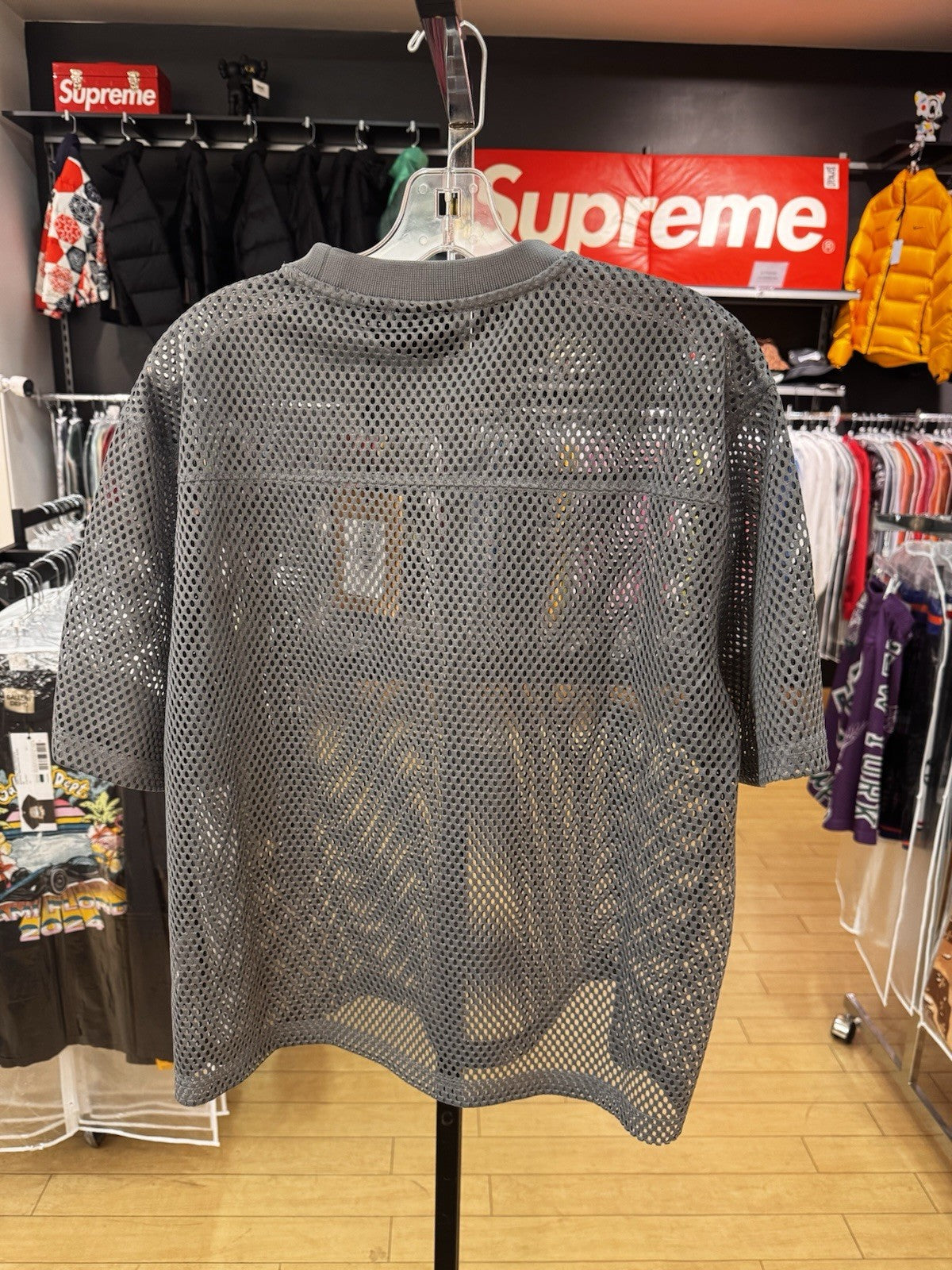 Stussy Sport Jersey Silver Size Small