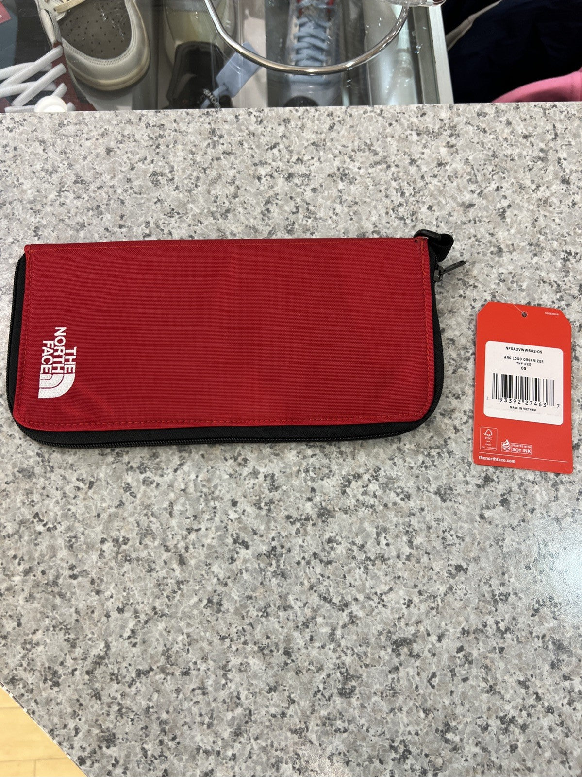 Supreme x THE NORTH FACE Arc Logo Organizer Red Bag
